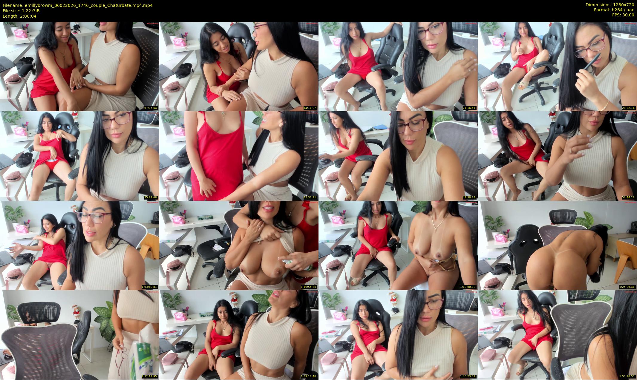 emillybrowm — 121 minute Chaturbate couple cam show recording, 720p, Feb 6, 2026