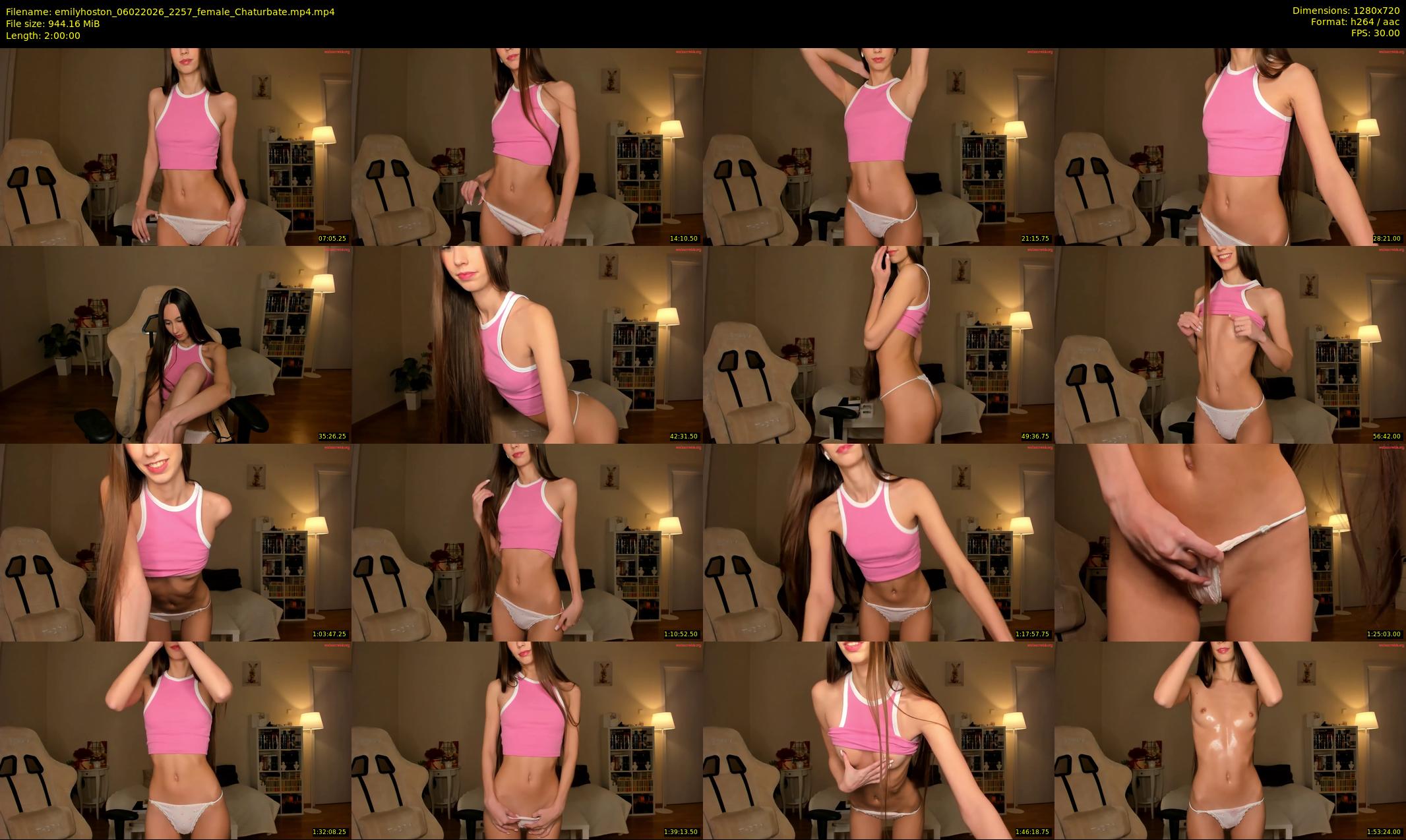 emilyhoston — 120 minute Chaturbate female cam show recording, 720p, Feb 6, 2026