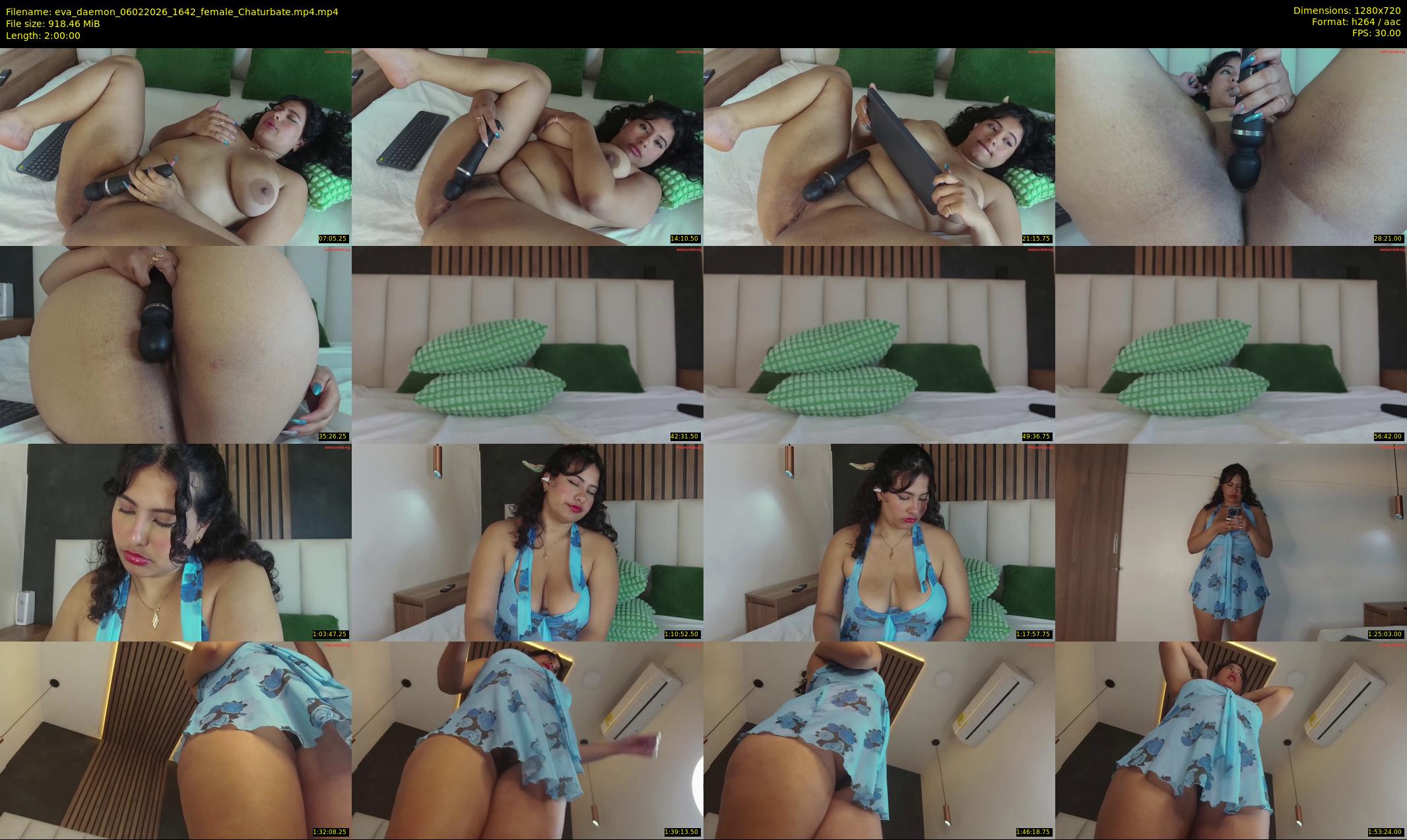 eva_daemon — 120 minute Chaturbate female cam show recording, 720p, Feb 6, 2026