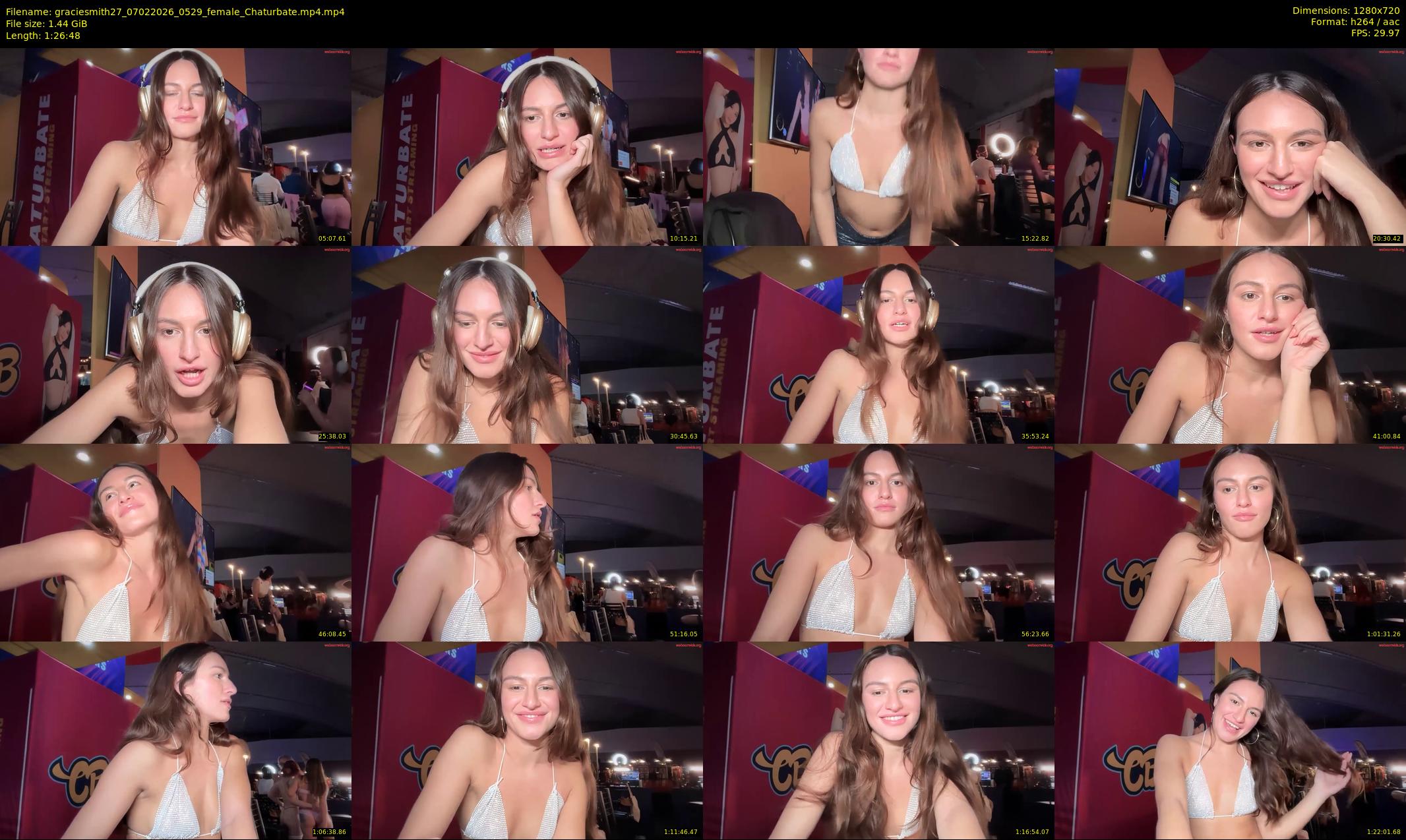 graciesmith27 — 87 minute Chaturbate female cam show recording, 720p, Feb 7, 2026