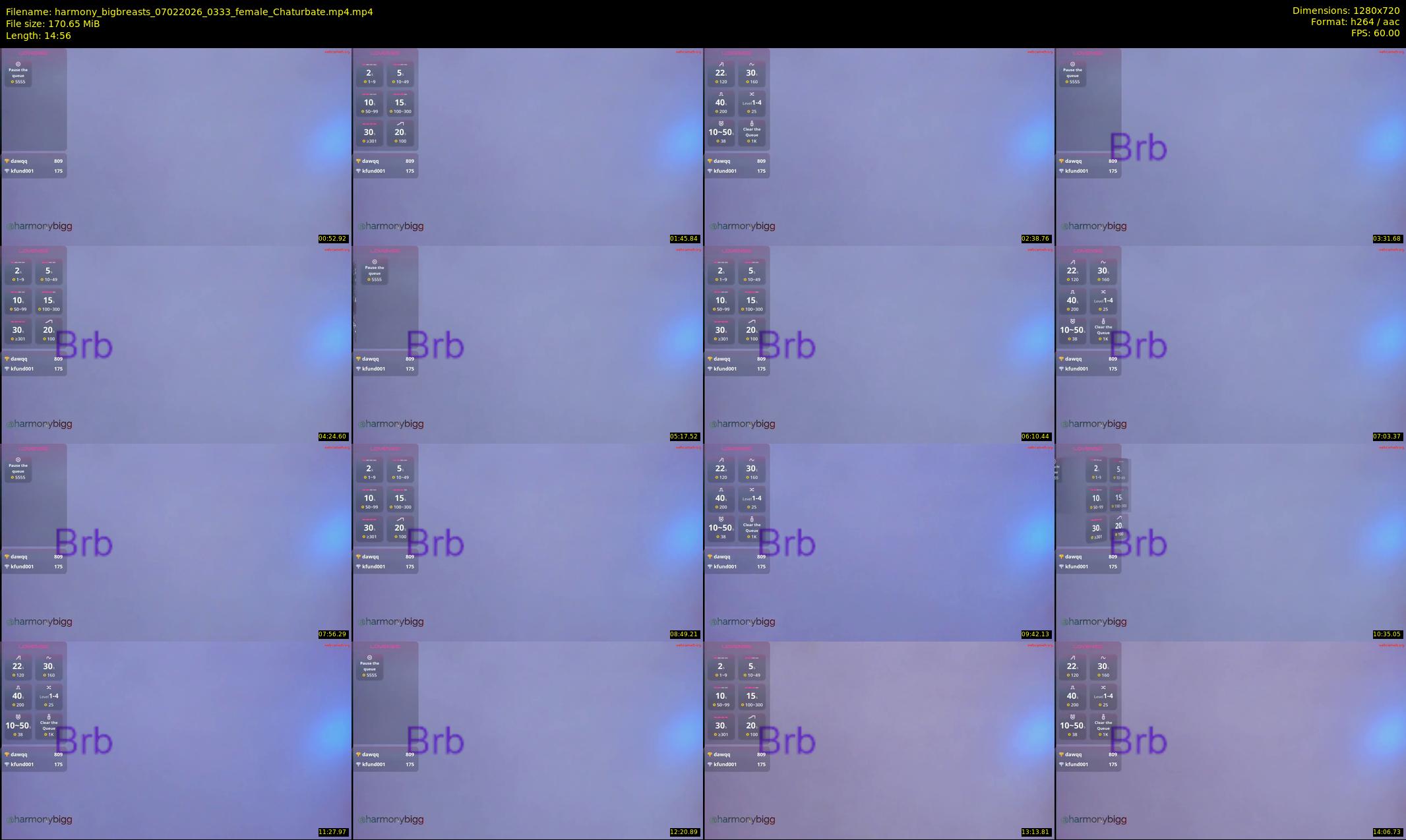 harmony_bigbreasts — 15 minute Chaturbate female cam show recording, 720p, Feb 7, 2026