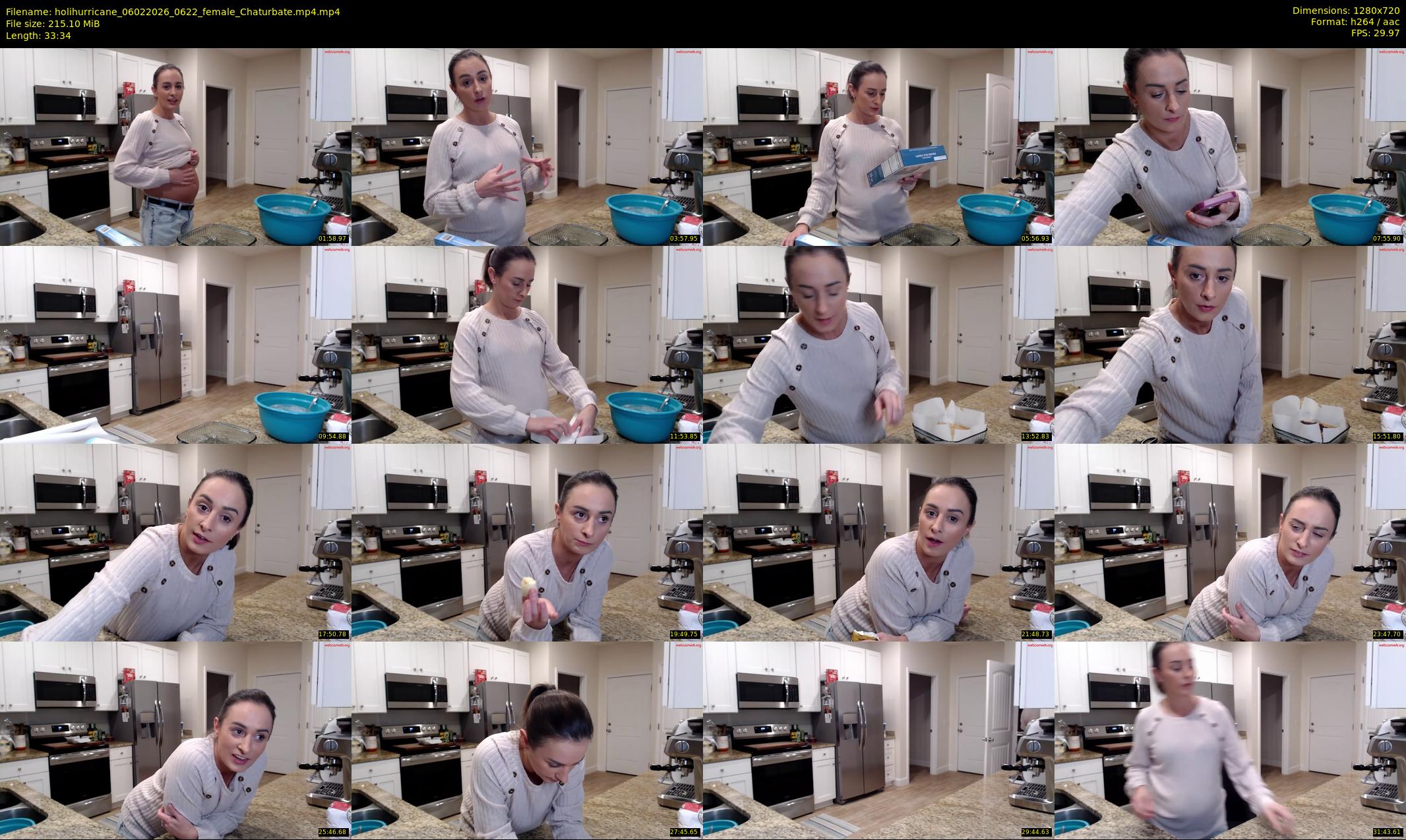 holihurricane — 34 minute Chaturbate female cam show recording, 720p, Feb 6, 2026