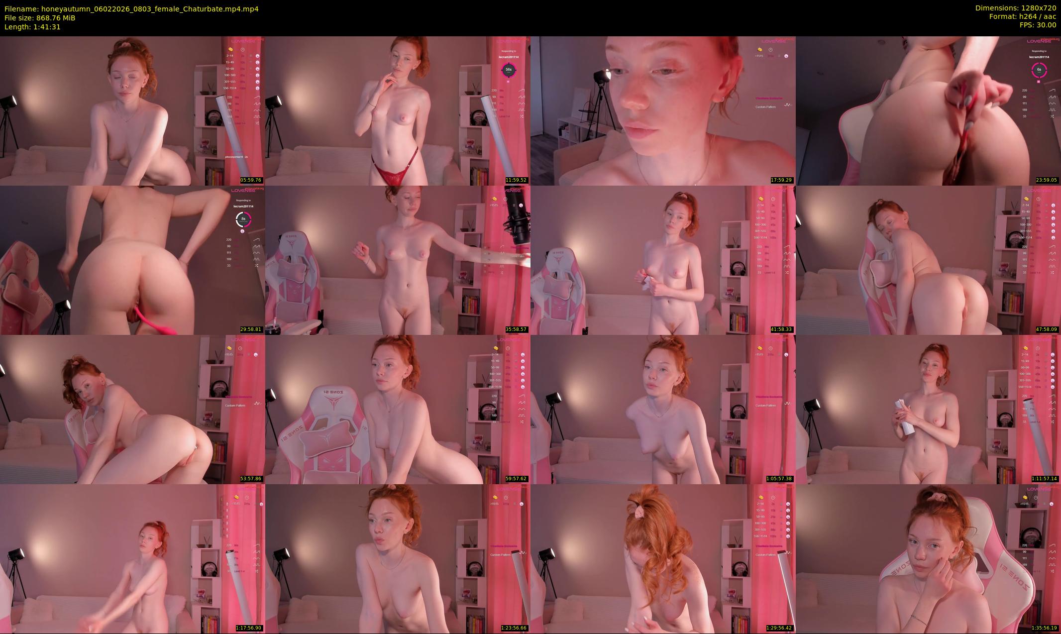 honeyautumn — 102 minute Chaturbate female cam show recording, 720p, Feb 6, 2026