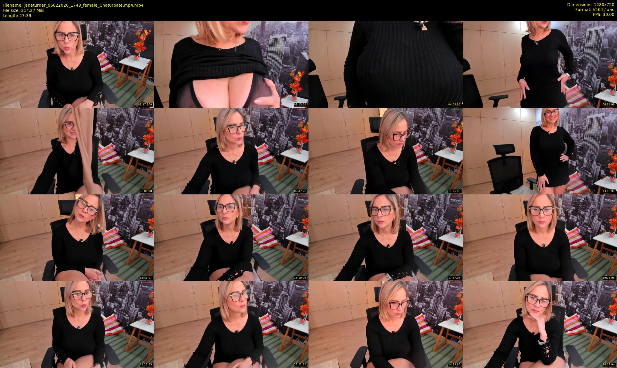 janeturner — 28 minute Chaturbate female cam show recording, 720p, Feb 6, 2026