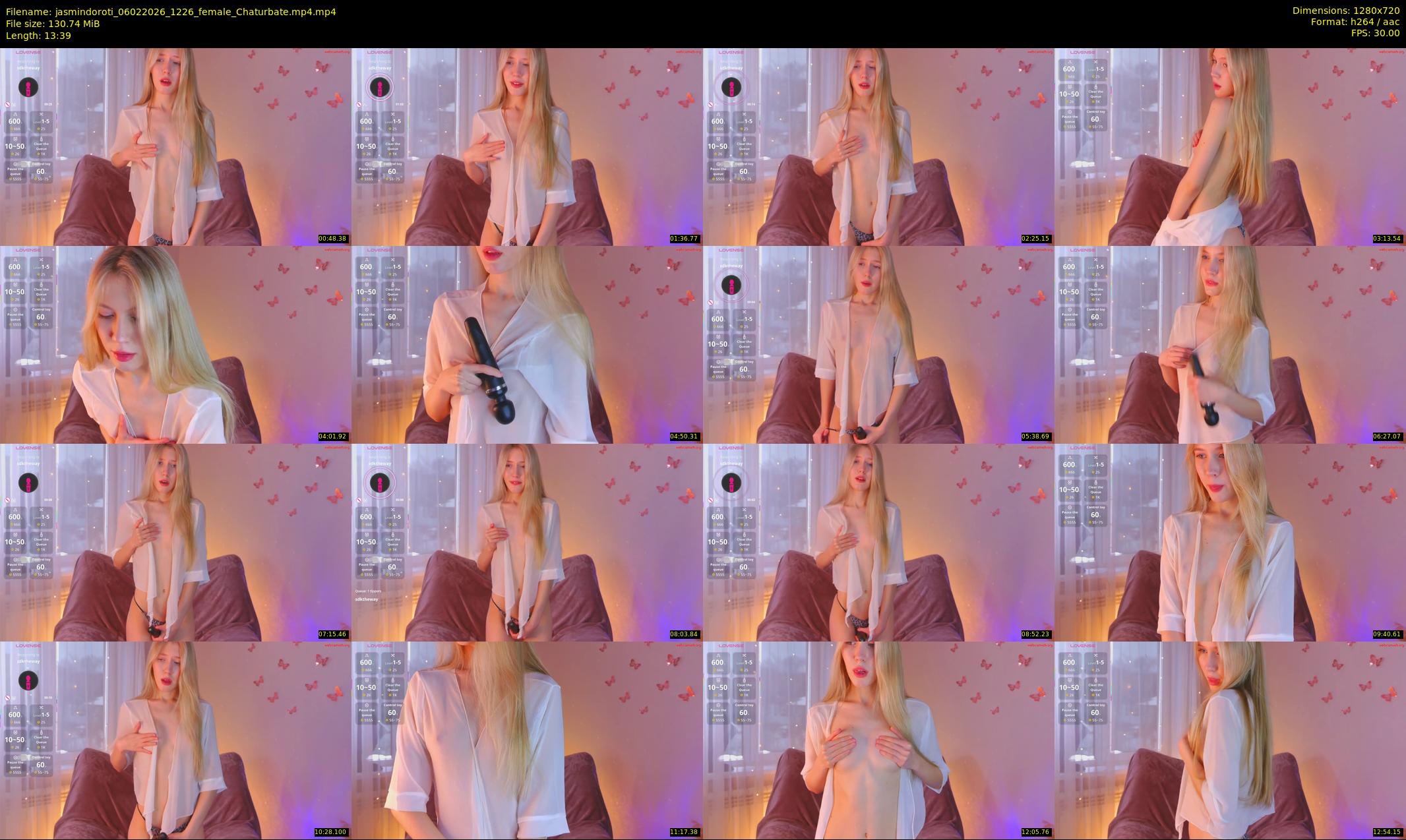jasmindoroti — 14 minute Chaturbate female cam show recording, 720p, Feb 6, 2026