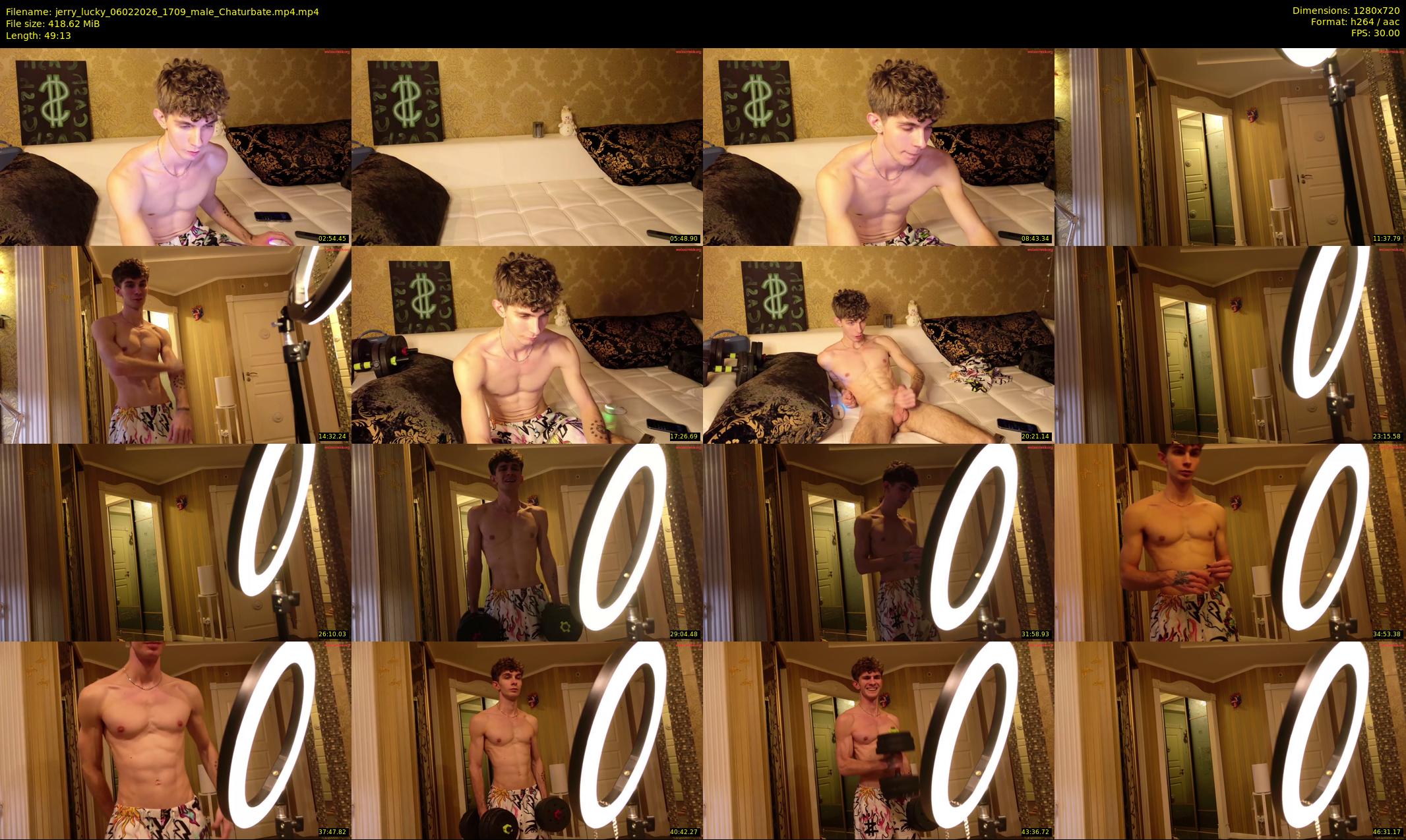 jerry_lucky — 50 minute Chaturbate male cam show recording, 720p, Feb 6, 2026