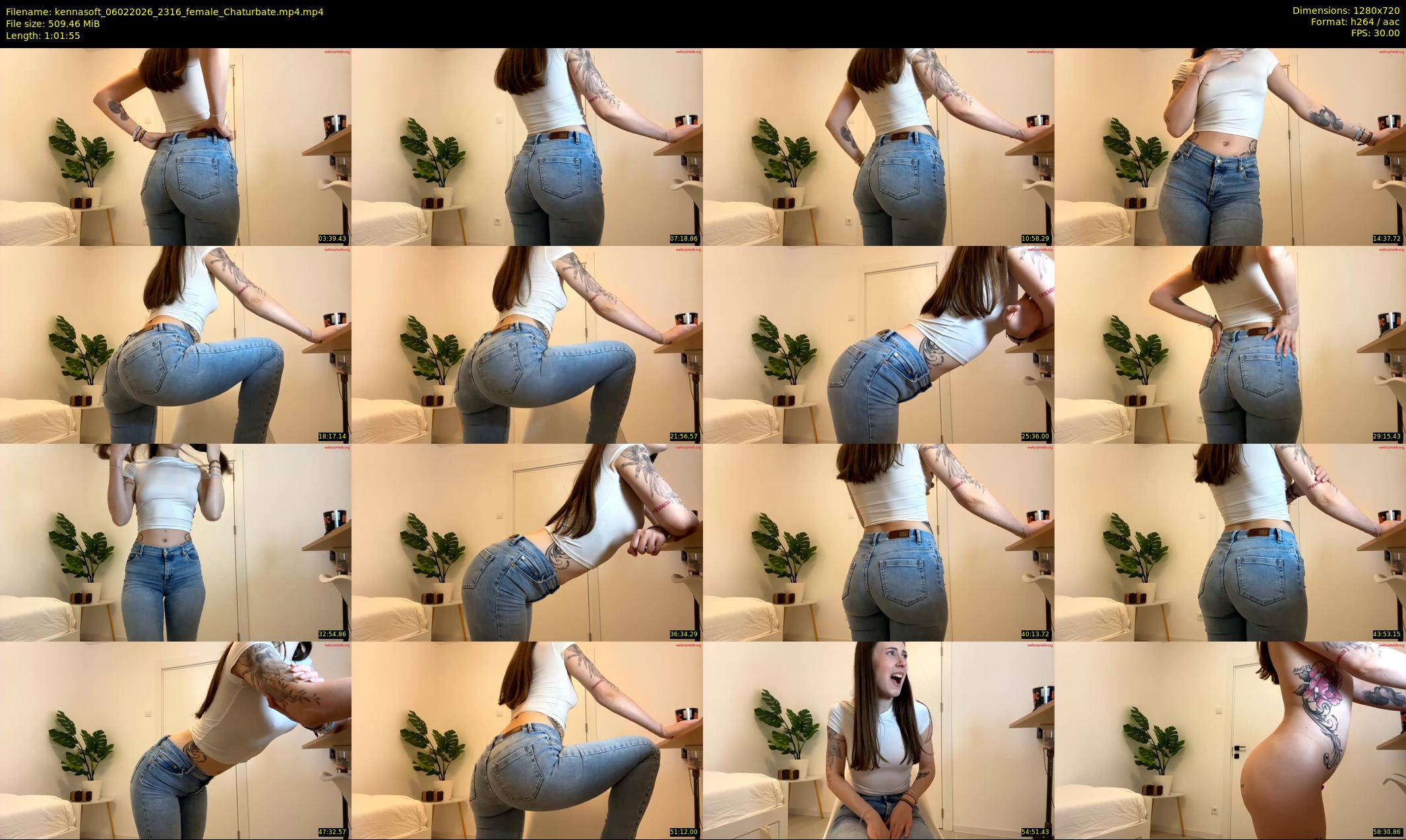kennasoft — 62 minute Chaturbate female cam show recording, 720p, Feb 6, 2026