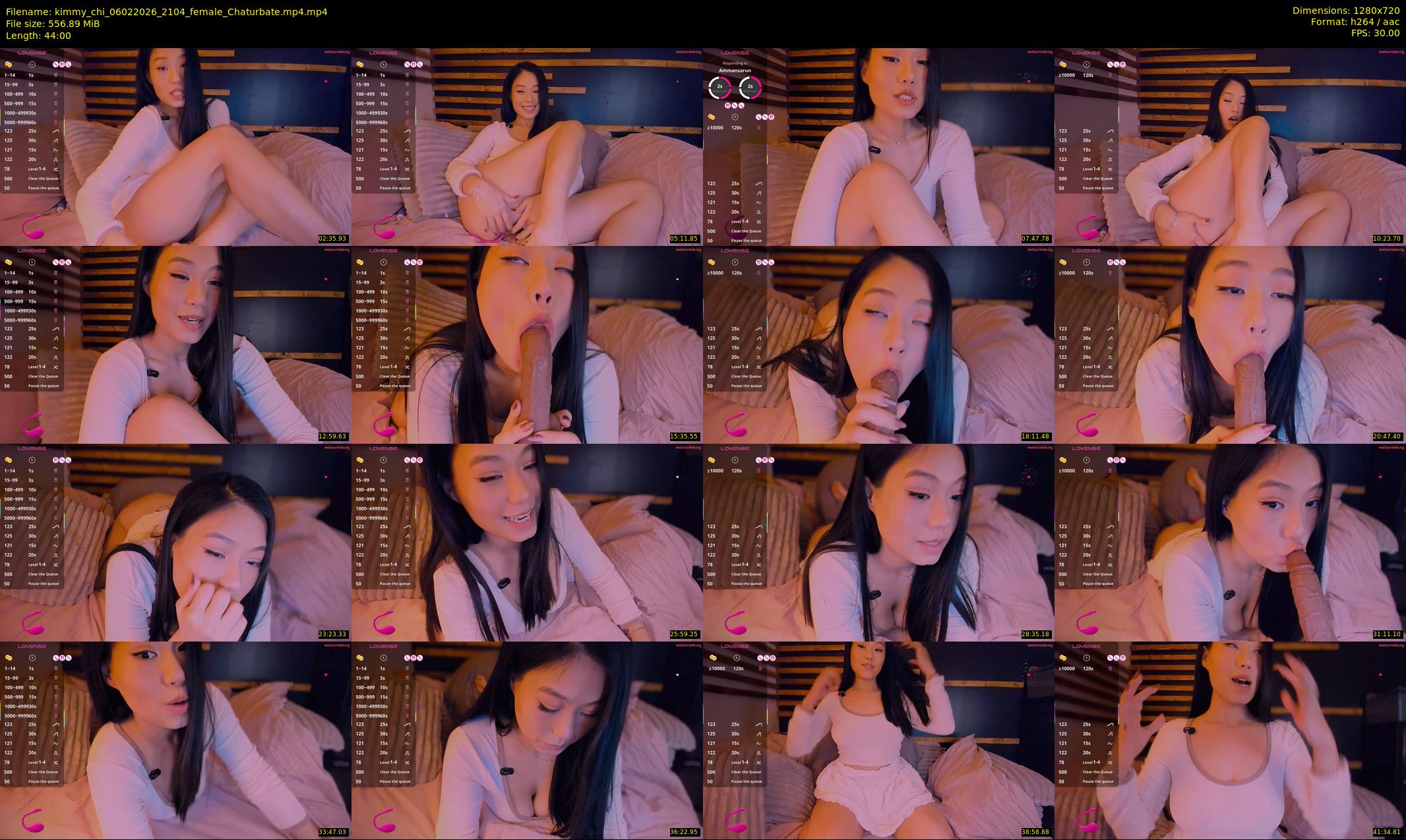 kimmy_chi — 44 minute Chaturbate female cam show recording, 720p, Feb 6, 2026