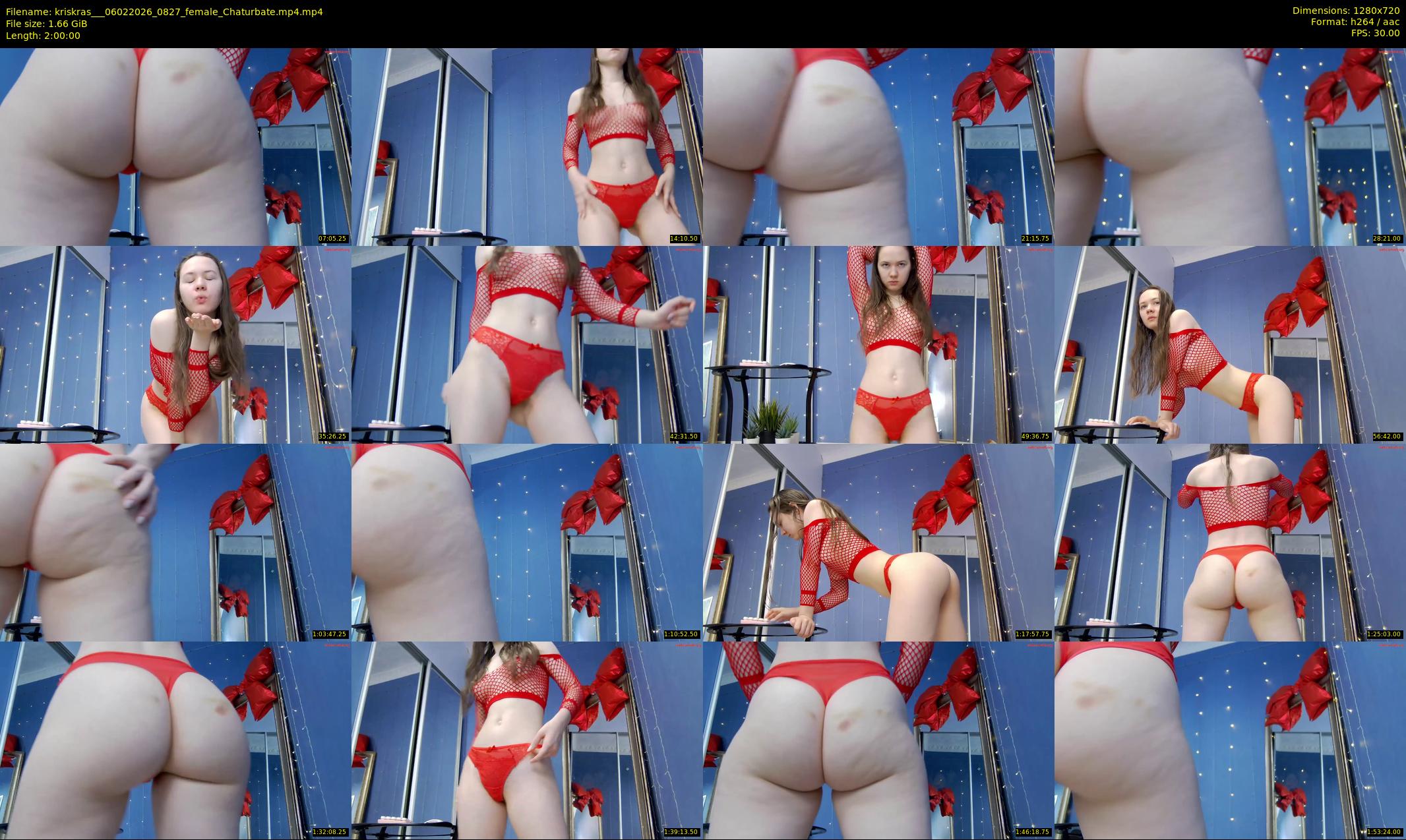kriskras__ — 120 minute Chaturbate female cam show recording, 720p, Feb 6, 2026