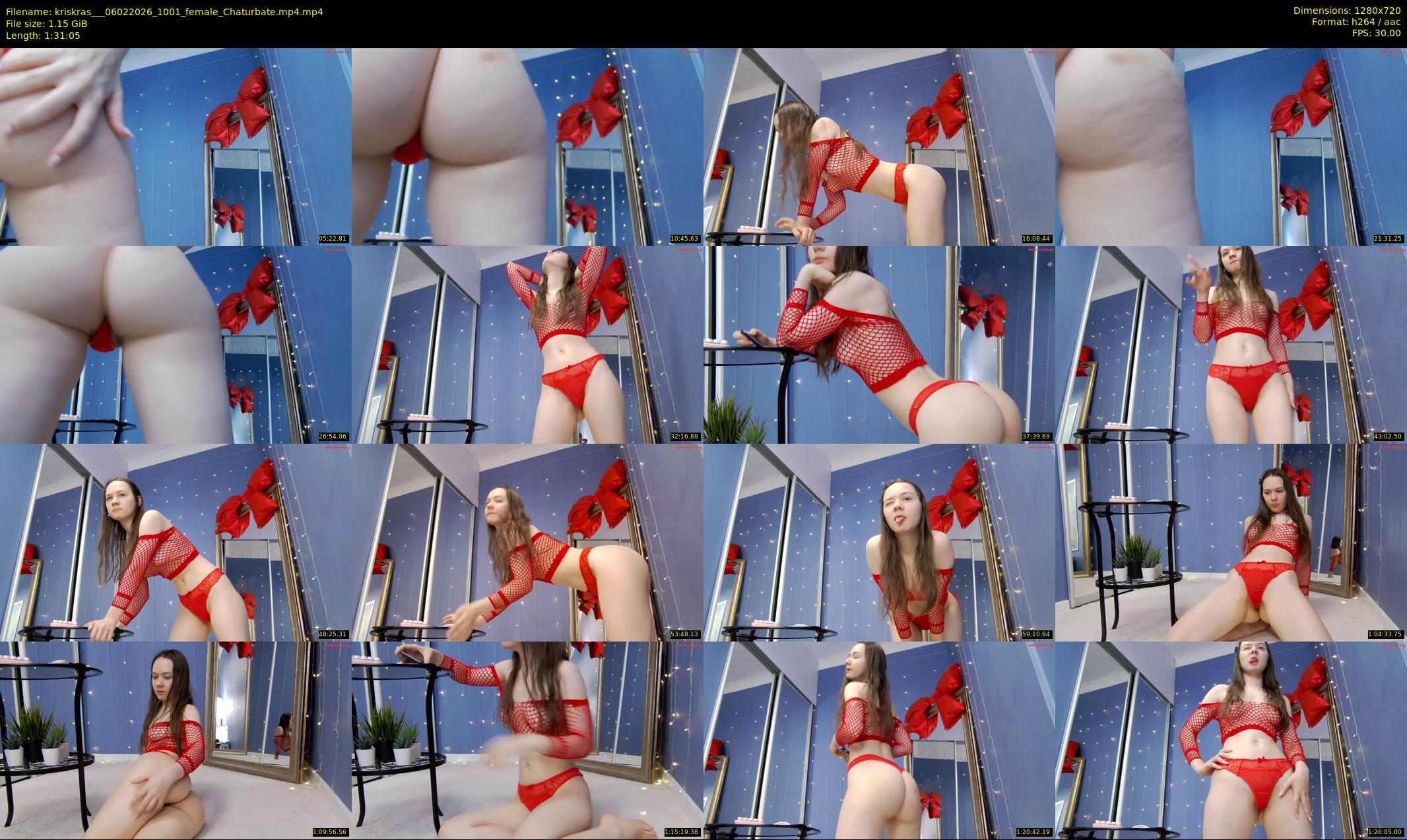 kriskras__ — 92 minute Chaturbate female cam show recording, 720p, Feb 6, 2026