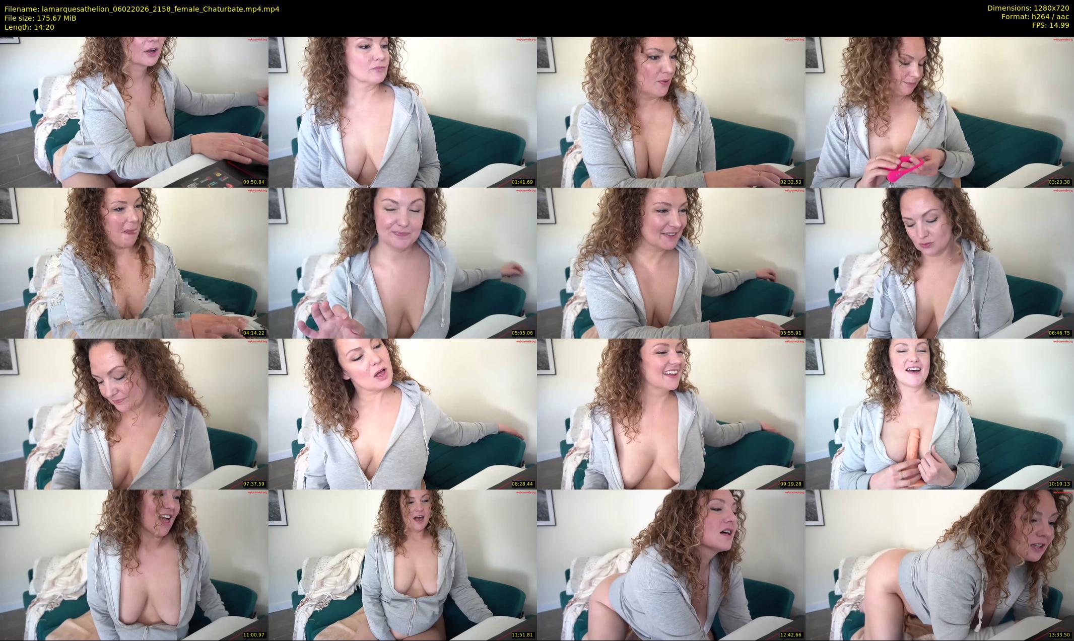 lamarquesathelion — 15 minute Chaturbate female cam show recording, 720p, Feb 6, 2026