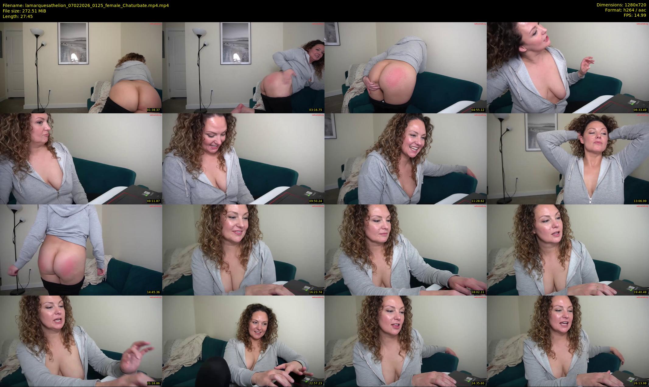 lamarquesathelion — 28 minute Chaturbate female cam show recording, 720p, Feb 7, 2026