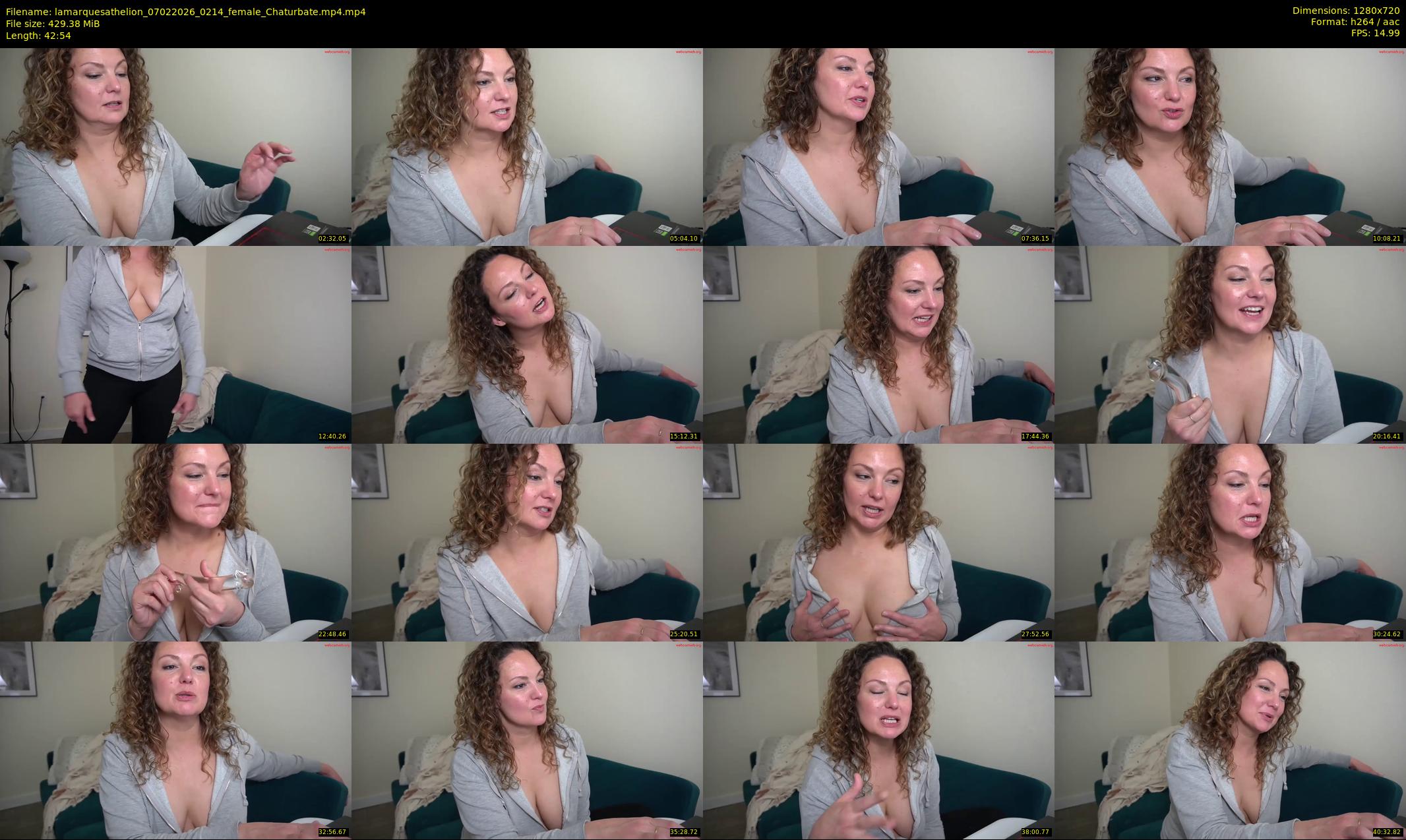 lamarquesathelion — 43 minute Chaturbate female cam show recording, 720p, Feb 7, 2026