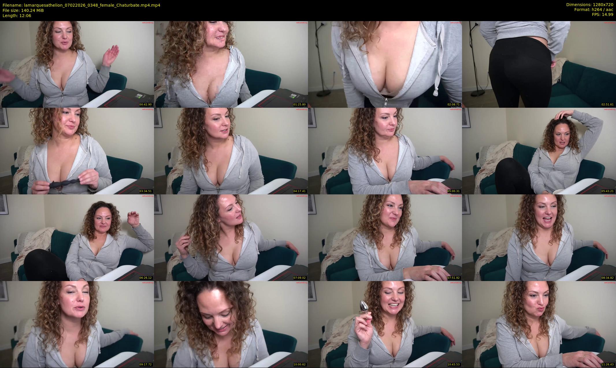 lamarquesathelion — 13 minute Chaturbate female cam show recording, 720p, Feb 7, 2026