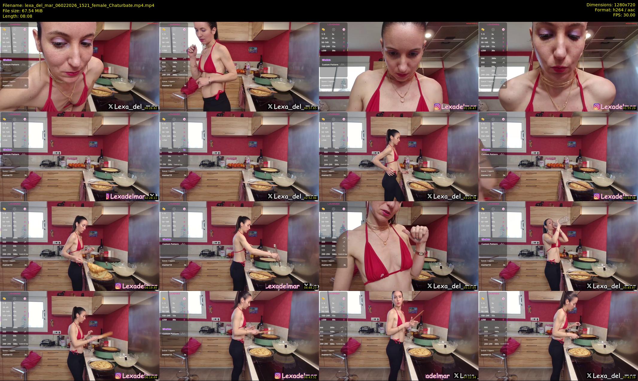 lexa_del_mar — 9 minute Chaturbate female cam show recording, 720p, Feb 6, 2026