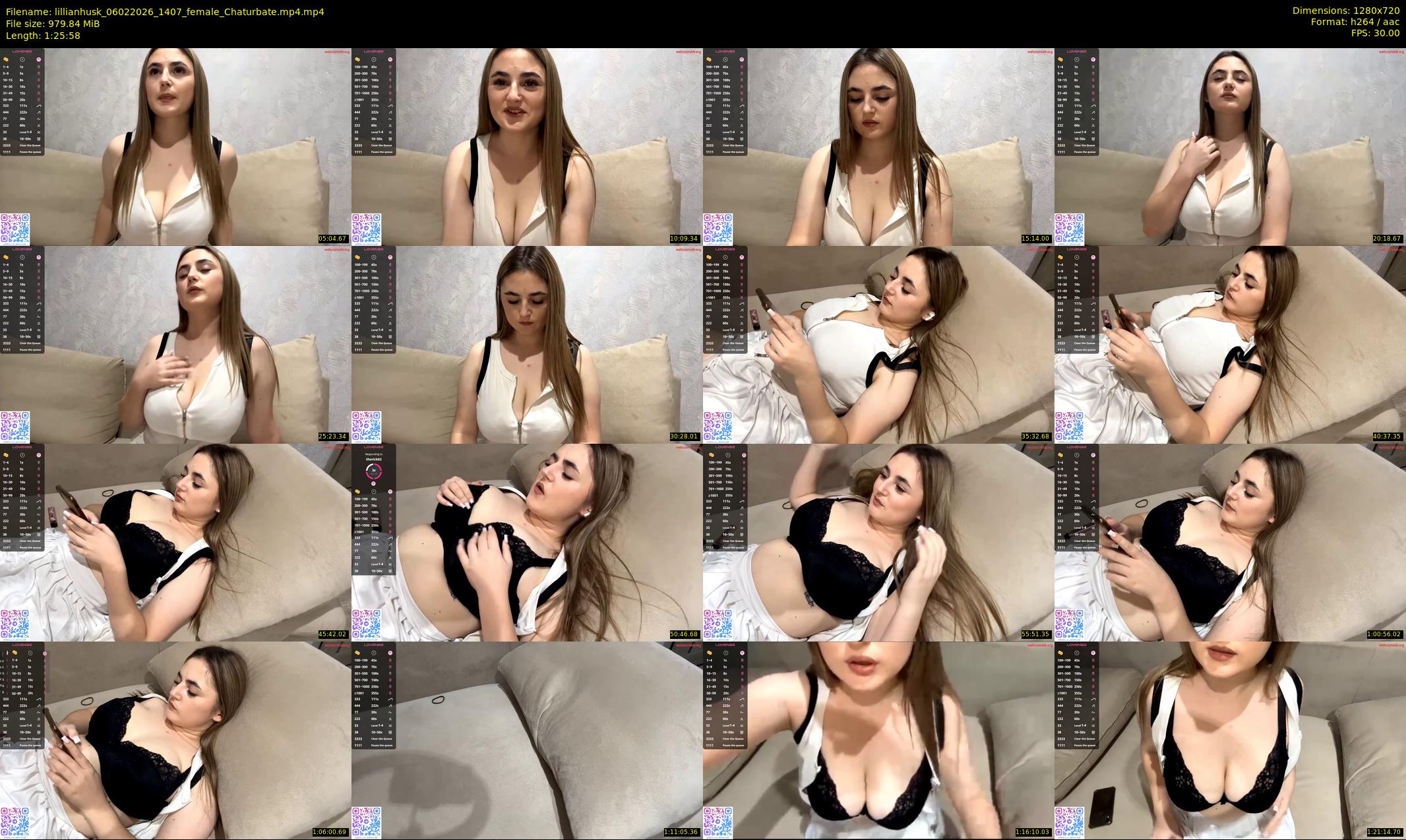 lillianhusk — 86 minute Chaturbate female cam show recording, 720p, Feb 6, 2026