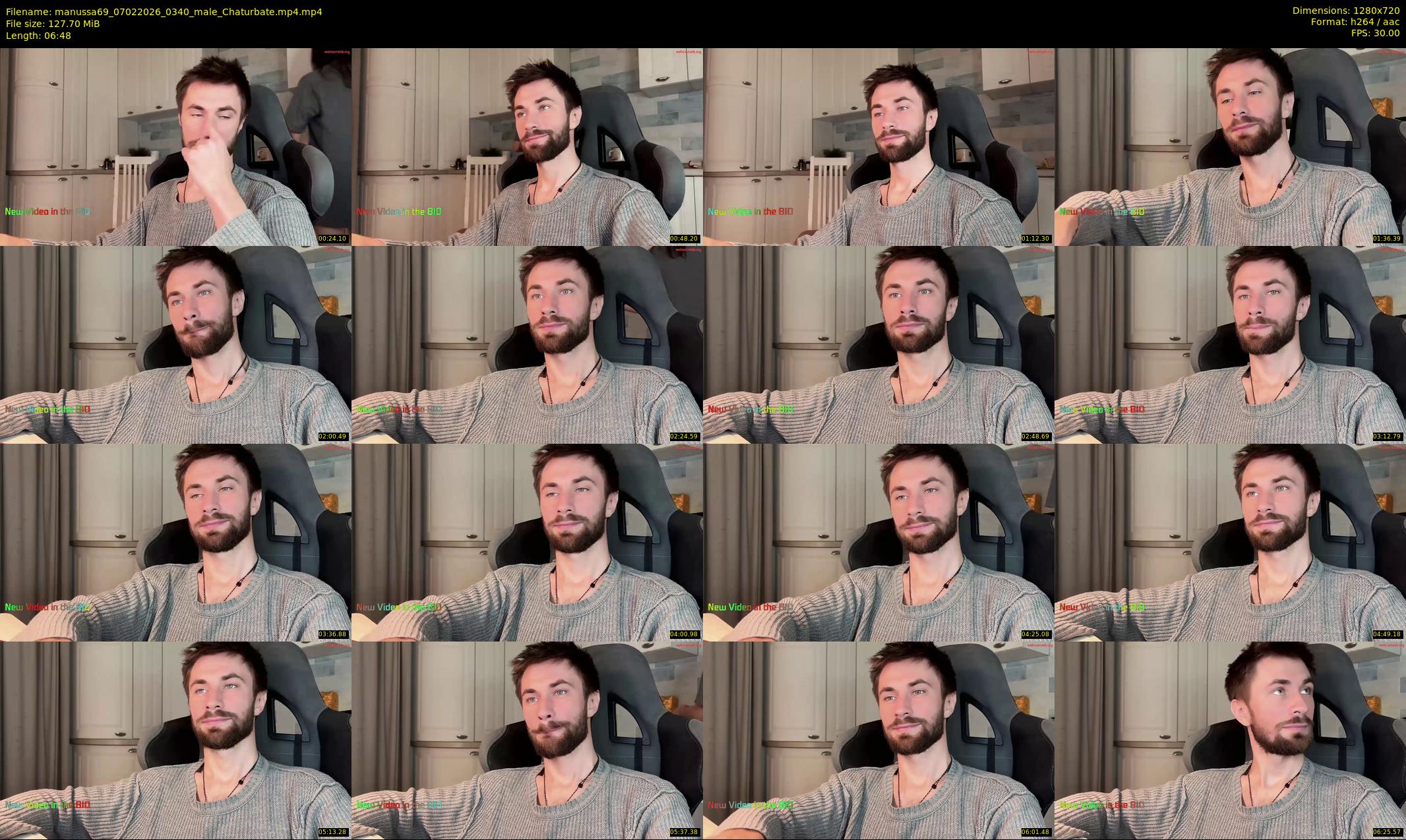 manussa69 — 7 minute Chaturbate couple cam show recording, 720p, Feb 7, 2026