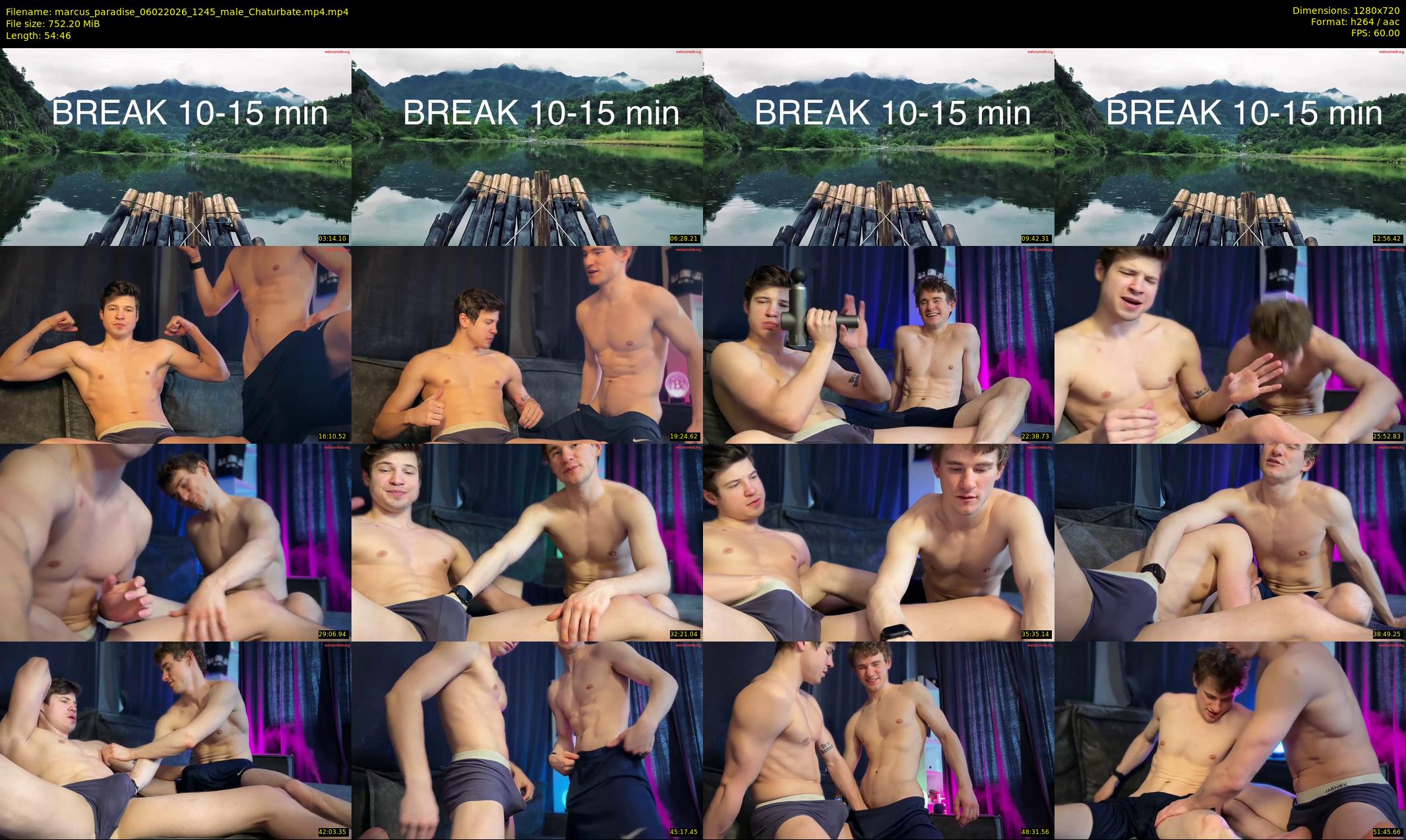 marcus_paradise — 55 minute Chaturbate male cam show recording, 720p, Feb 6, 2026