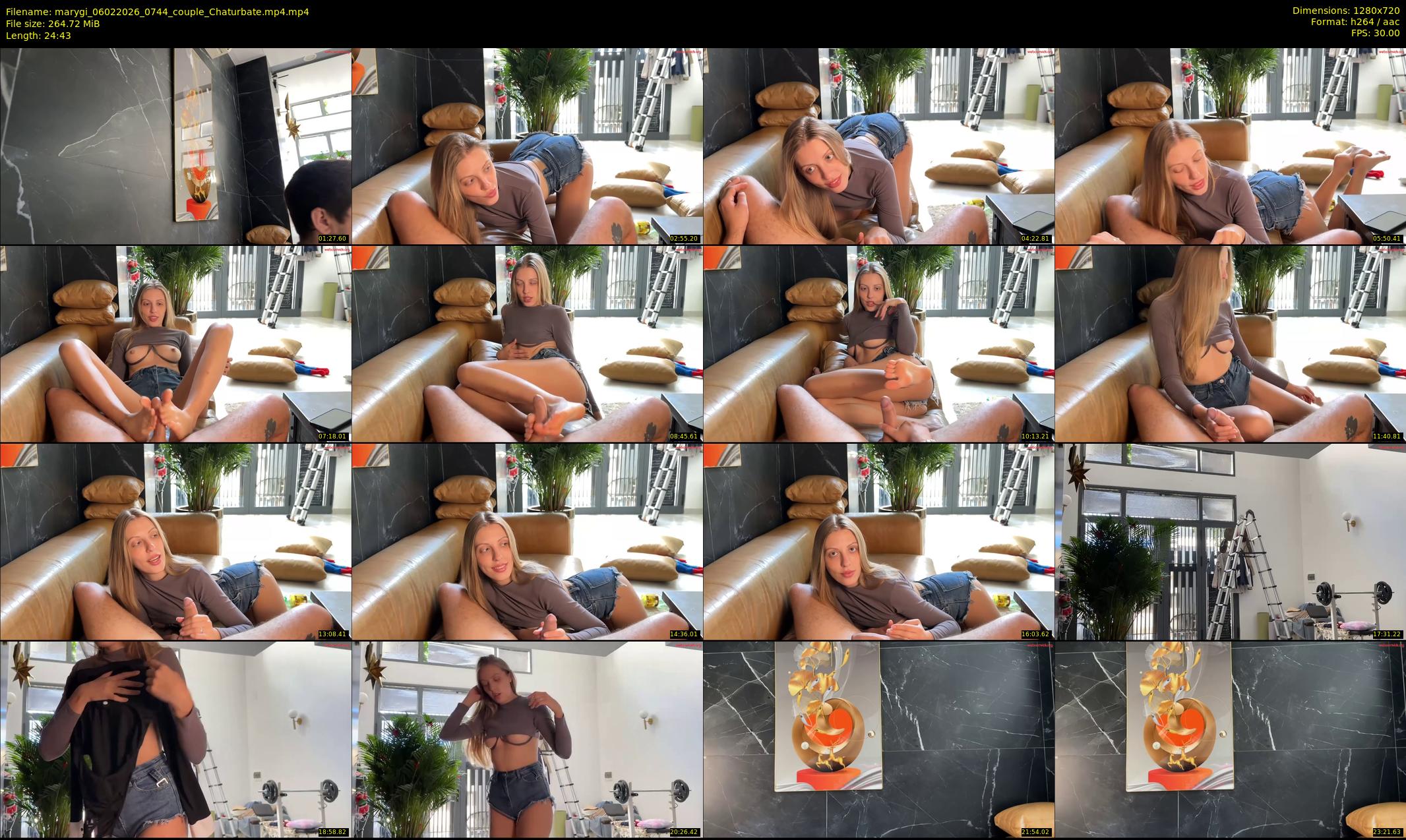 marygi — 25 minute Chaturbate couple cam show recording, 720p, Feb 6, 2026