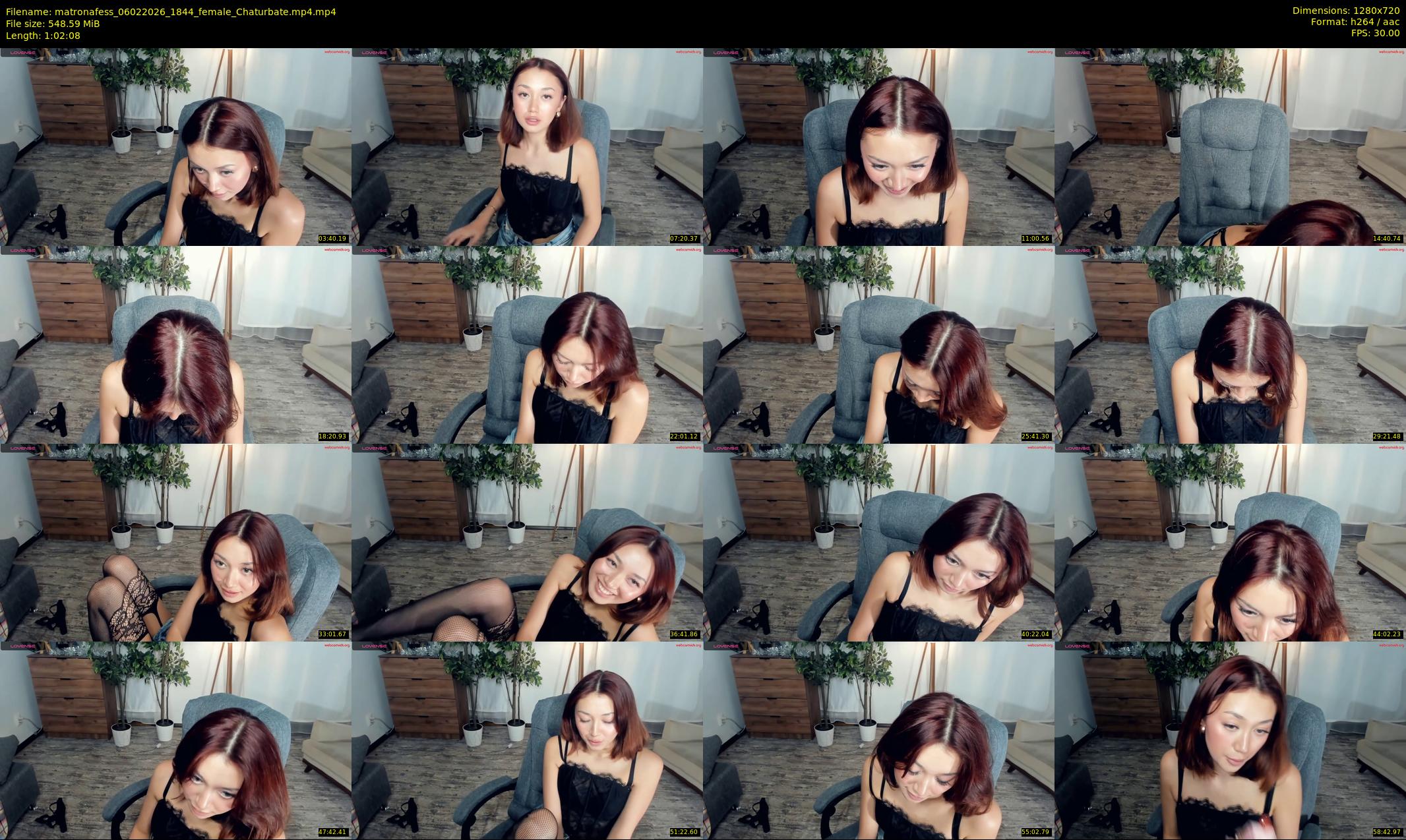 matronafess — 63 minute Chaturbate female cam show recording, 720p, Feb 6, 2026