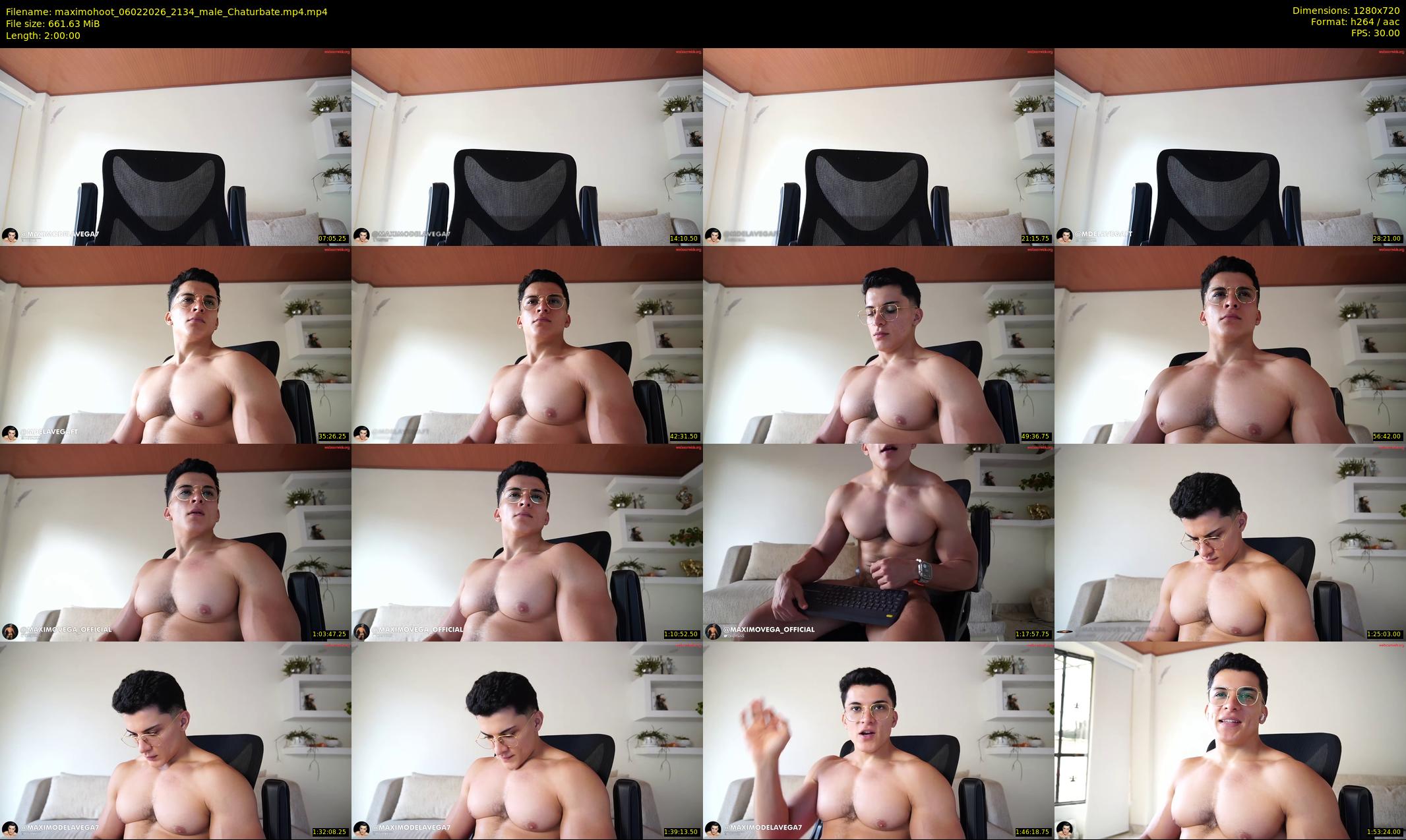 maximohoot — 120 minute Chaturbate male cam show recording, 720p, Feb 6, 2026