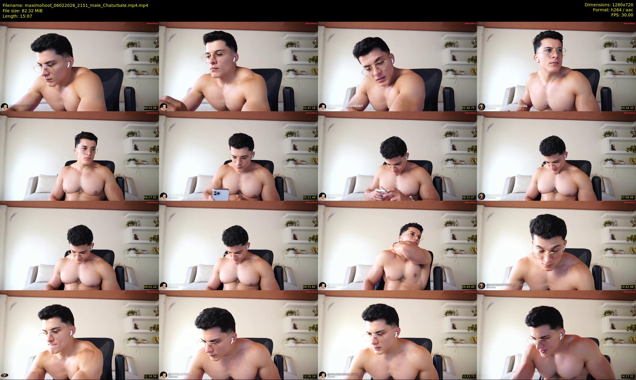 maximohoot — 16 minute Chaturbate male cam show recording, 720p, Feb 6, 2026