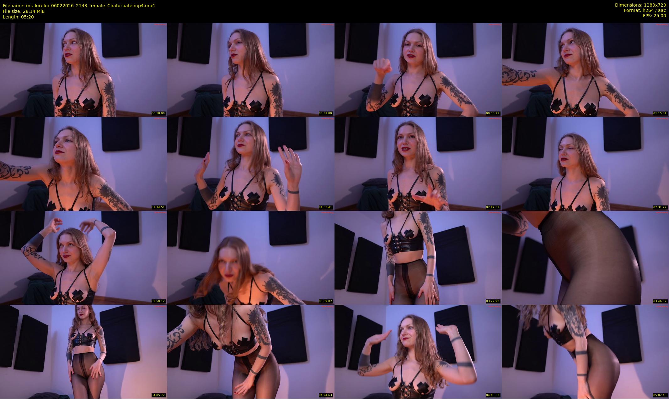 ms_lorelei — 6 minute Chaturbate female cam show recording, 720p, Feb 6, 2026