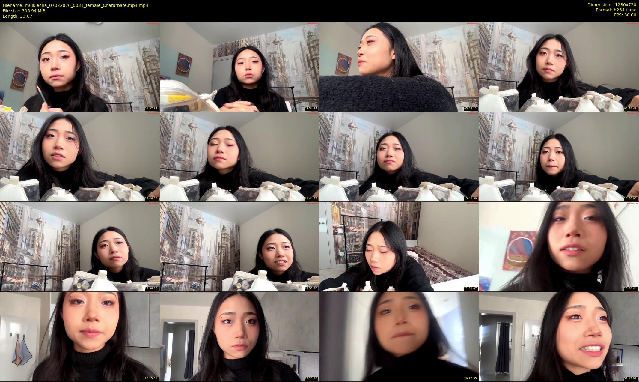 muiklecha — 34 minute Chaturbate female cam show recording, 720p, Feb 7, 2026