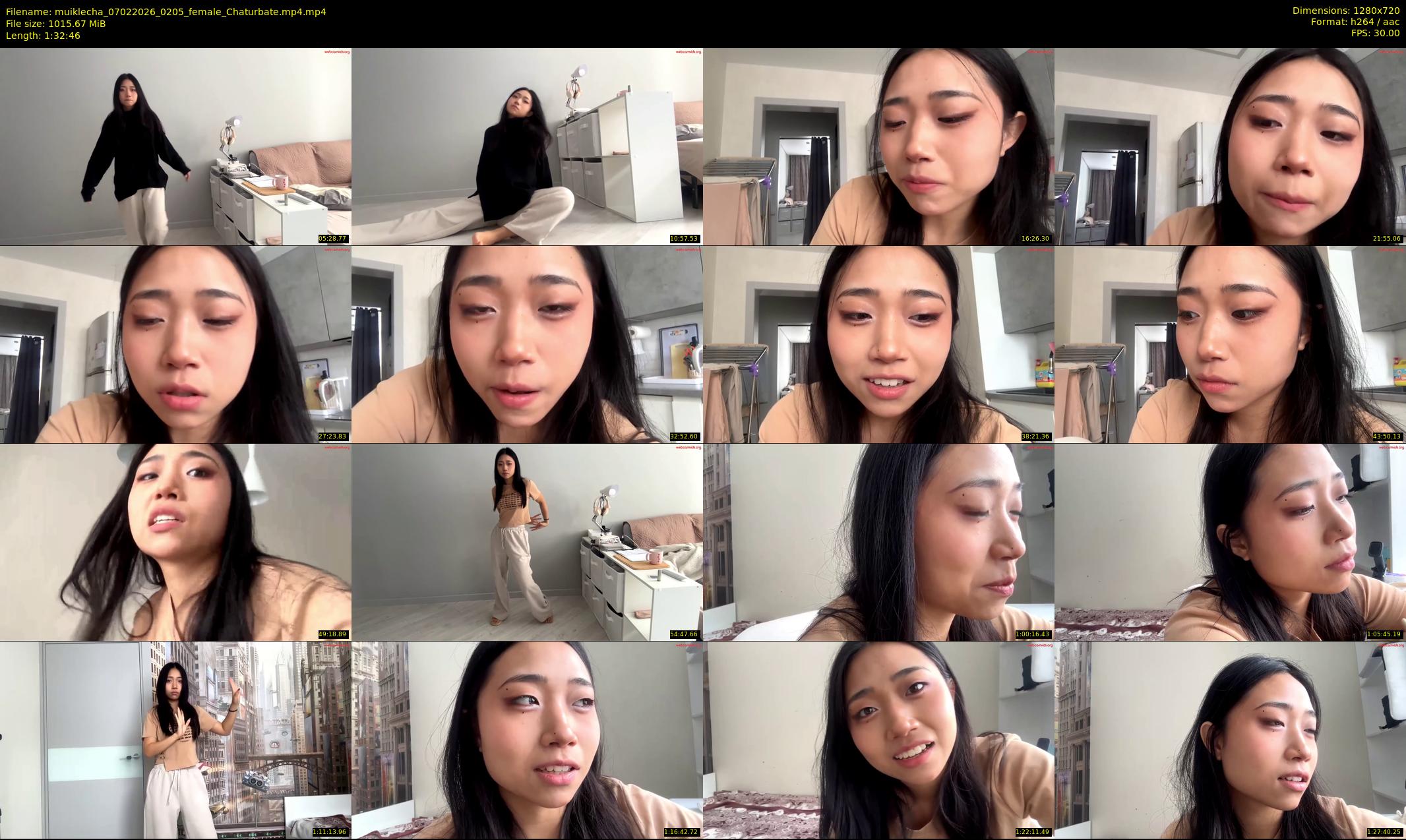 muiklecha — 93 minute Chaturbate female cam show recording, 720p, Feb 7, 2026