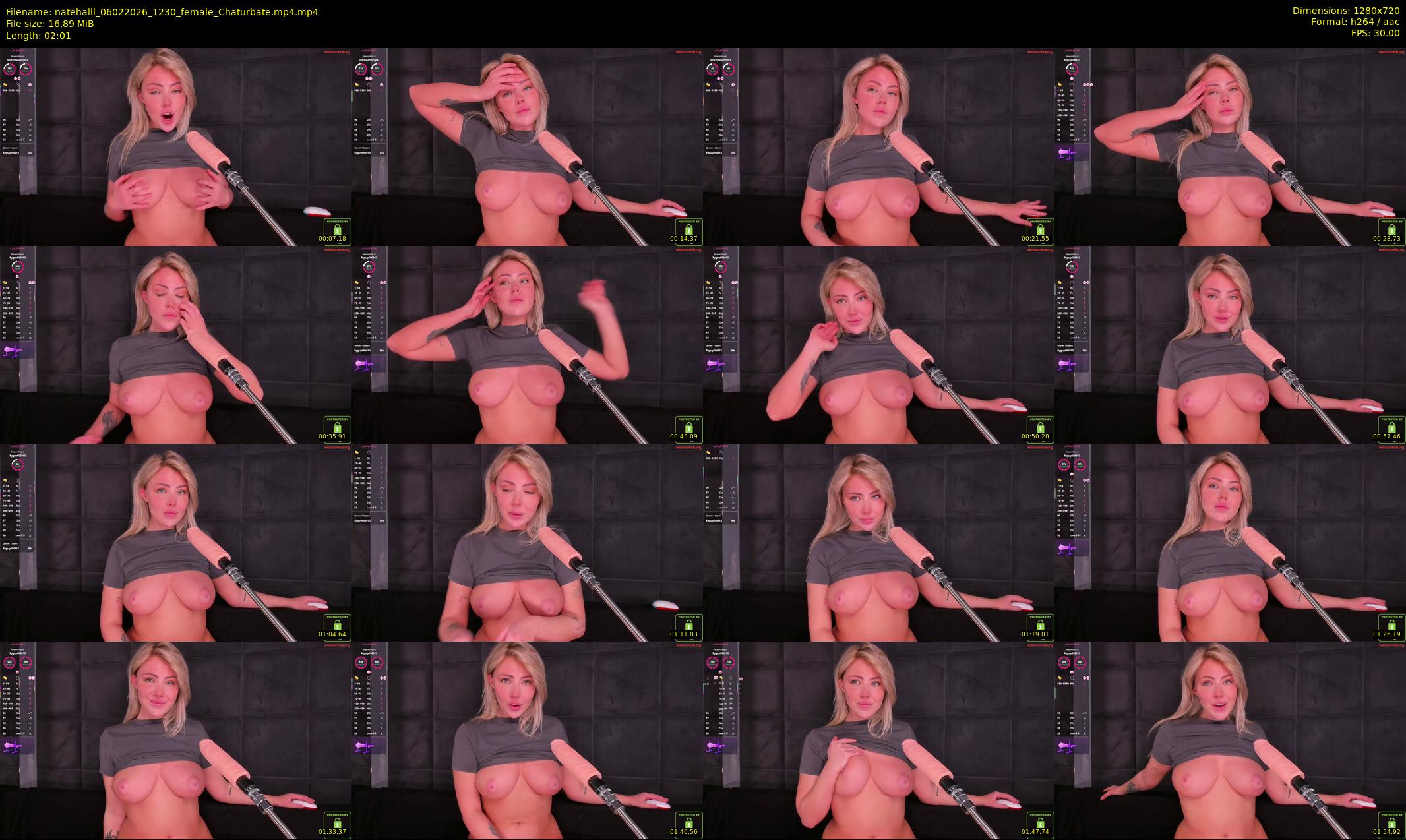natehalll — 3 minute Chaturbate female cam show recording, 720p, Feb 6, 2026