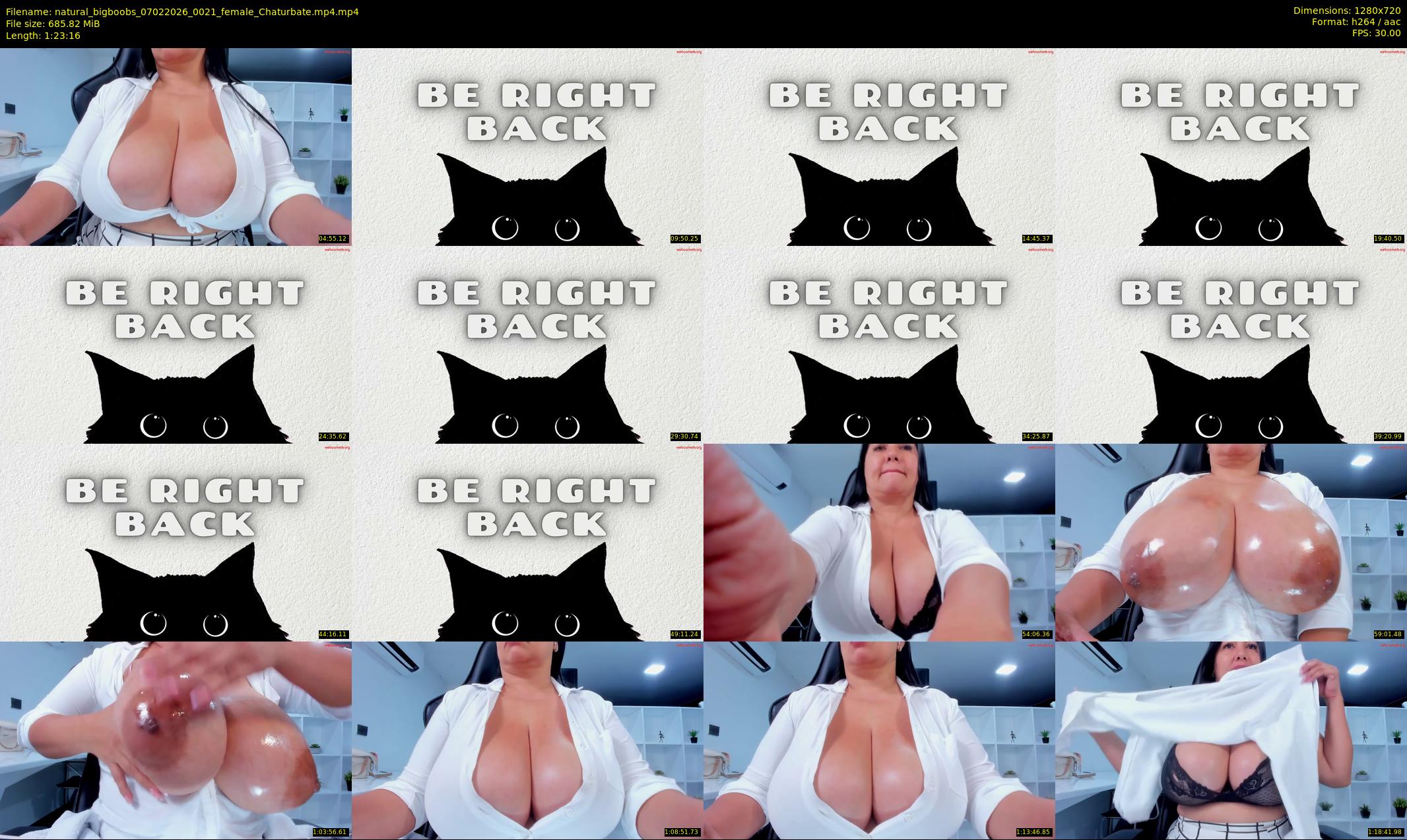 natural_bigboobs — 84 minute Chaturbate female cam show recording, 720p, Feb 7, 2026