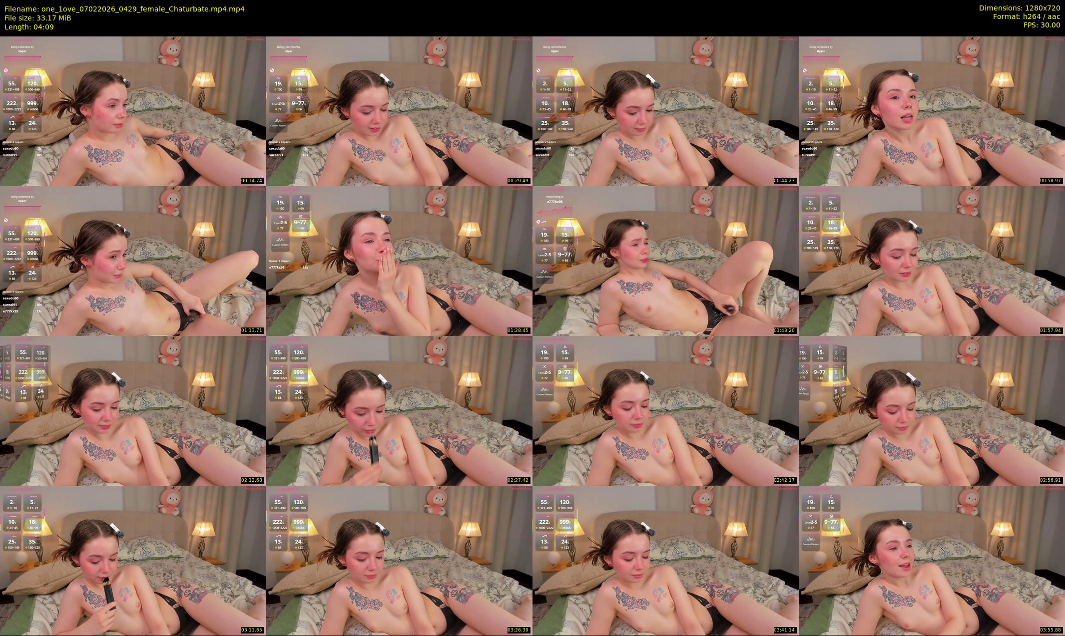 one_1ove — 5 minute Chaturbate female cam show recording, 720p, Feb 7, 2026