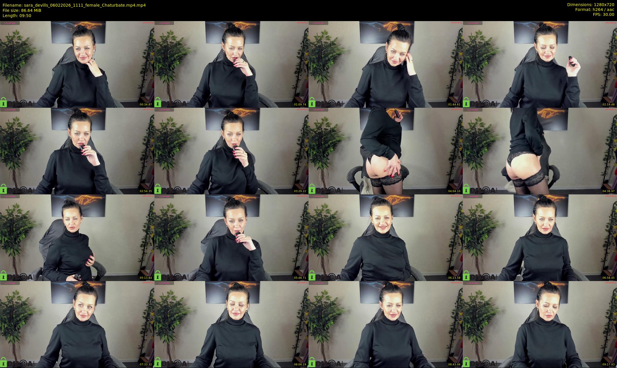 sara_devills — 10 minute Chaturbate female cam show recording, 720p, Feb 6, 2026