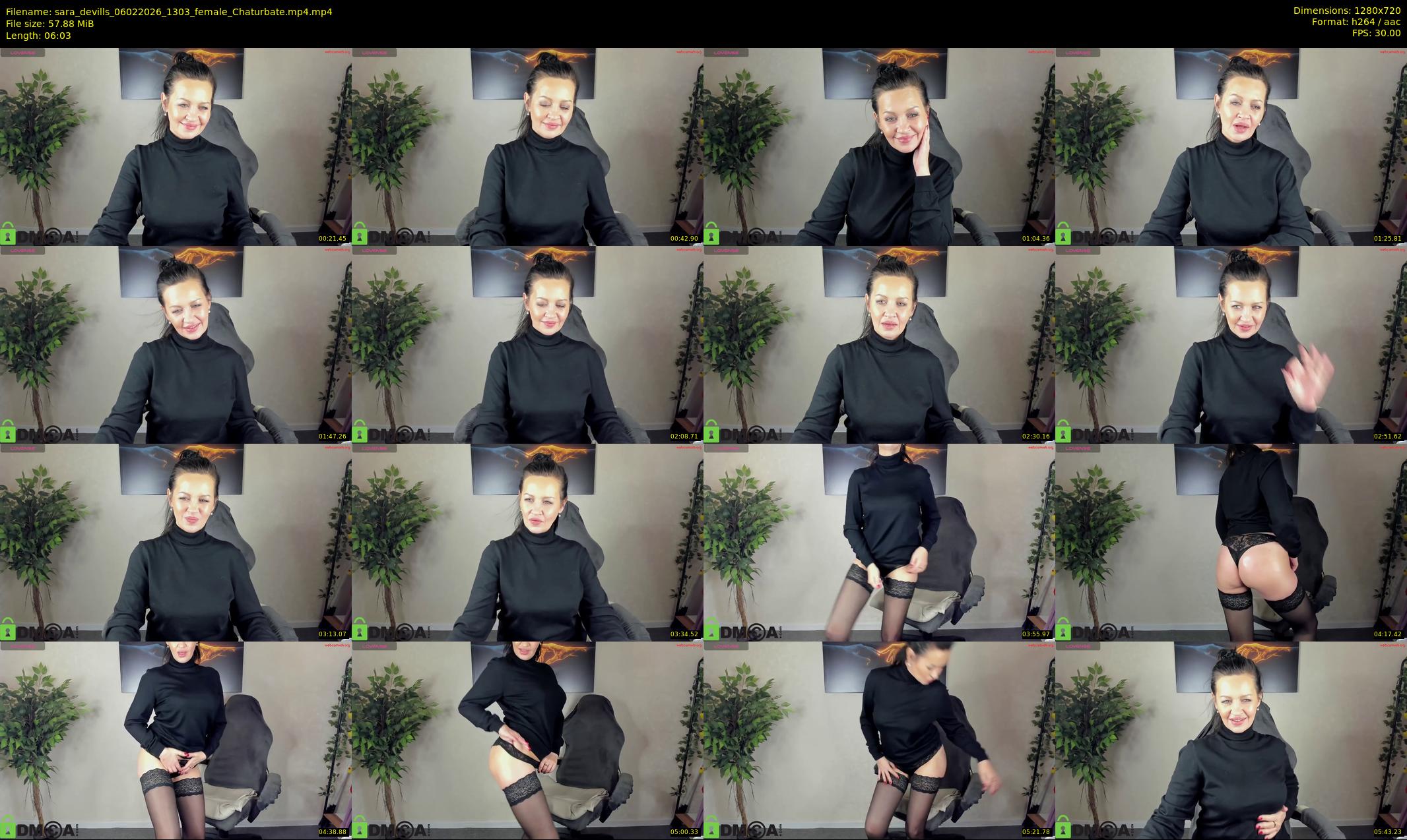 sara_devills — 7 minute Chaturbate female cam show recording, 720p, Feb 6, 2026