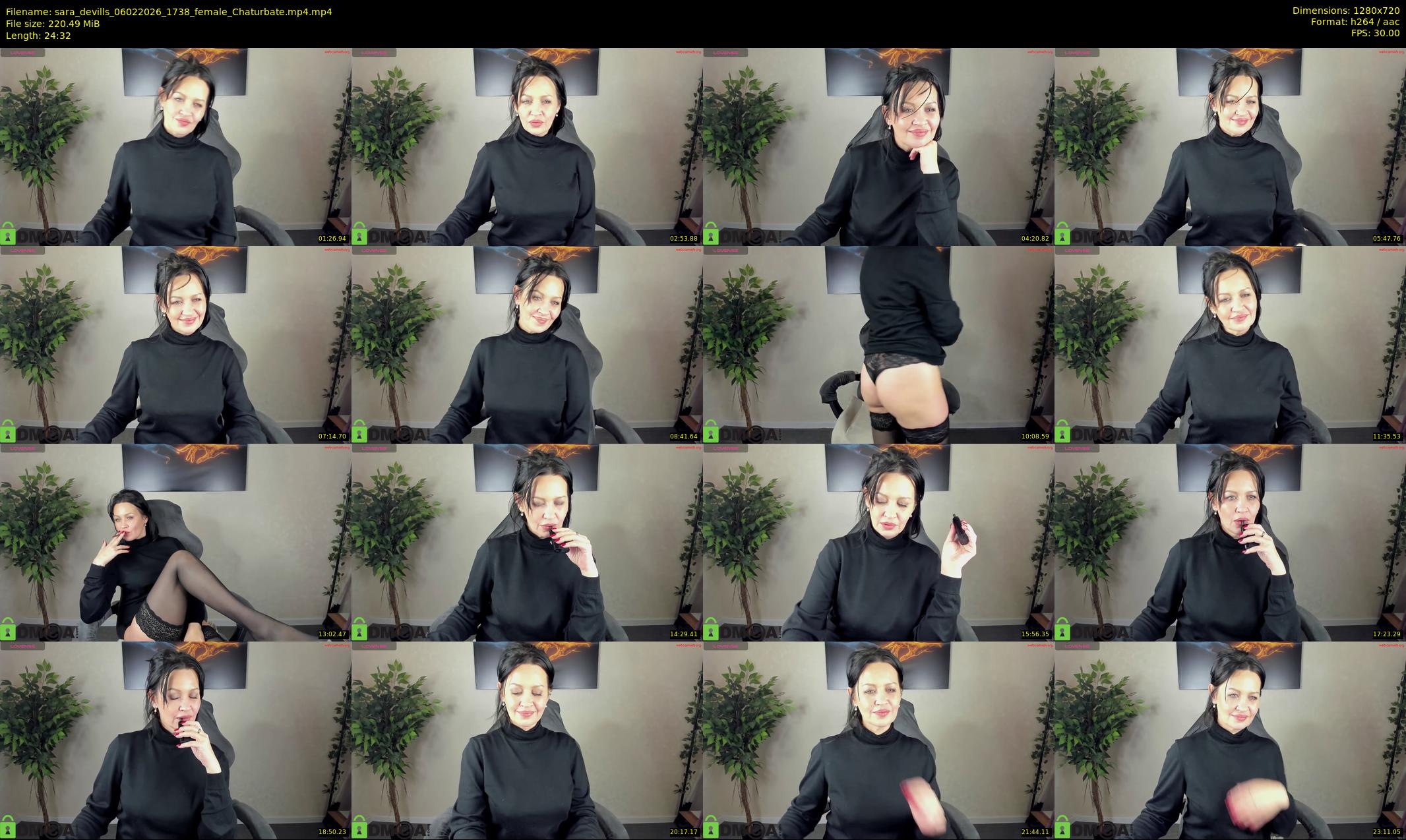 sara_devills — 25 minute Chaturbate female cam show recording, 720p, Feb 6, 2026