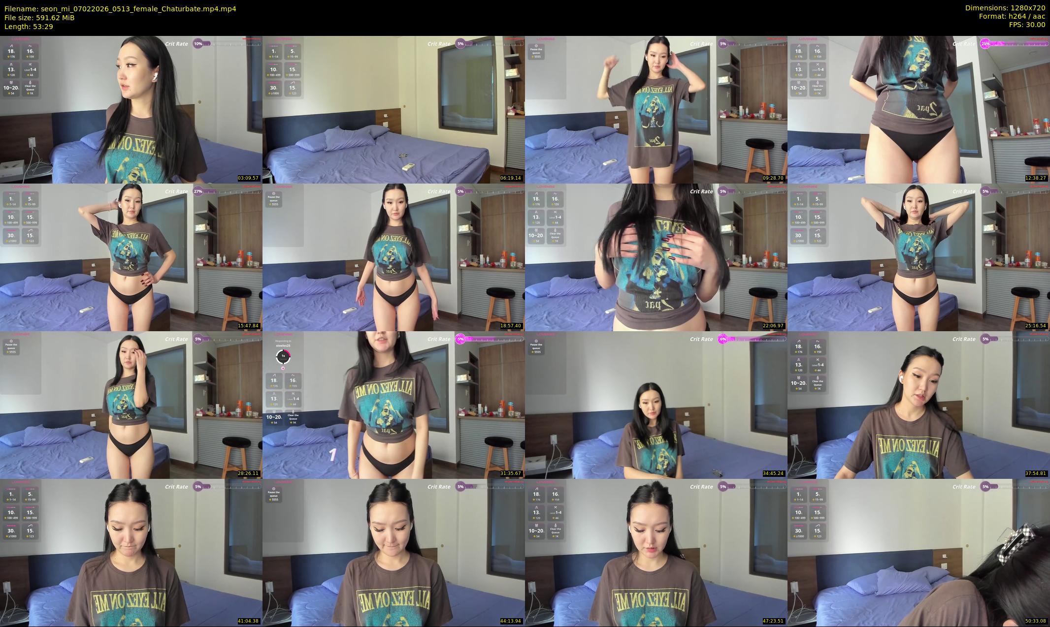 seon_mi — 54 minute Chaturbate female cam show recording, 720p, Feb 7, 2026
