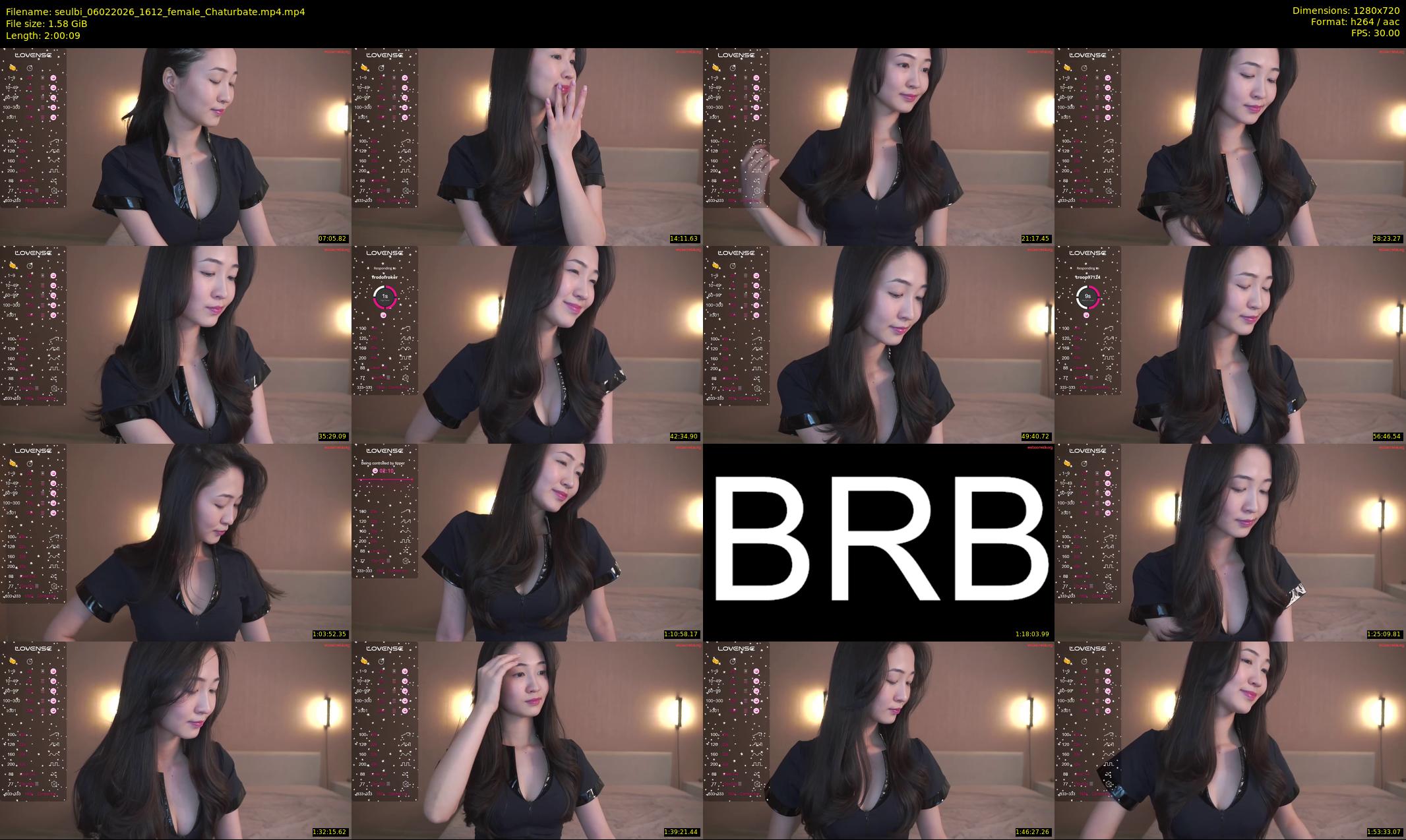seulbi — 121 minute Chaturbate female cam show recording, 720p, Feb 6, 2026