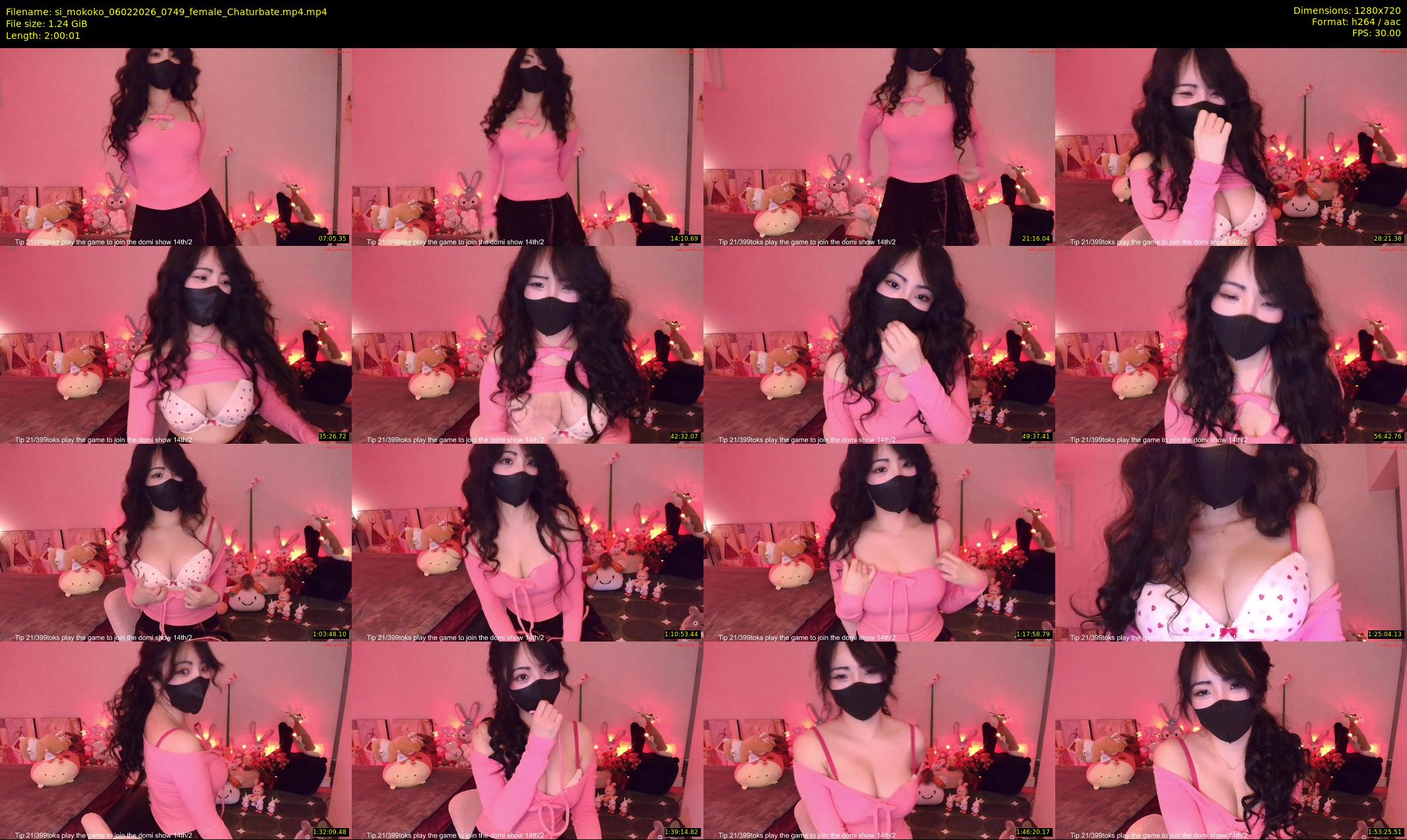 si_mokoko — 121 minute Chaturbate female cam show recording, 720p, Feb 6, 2026