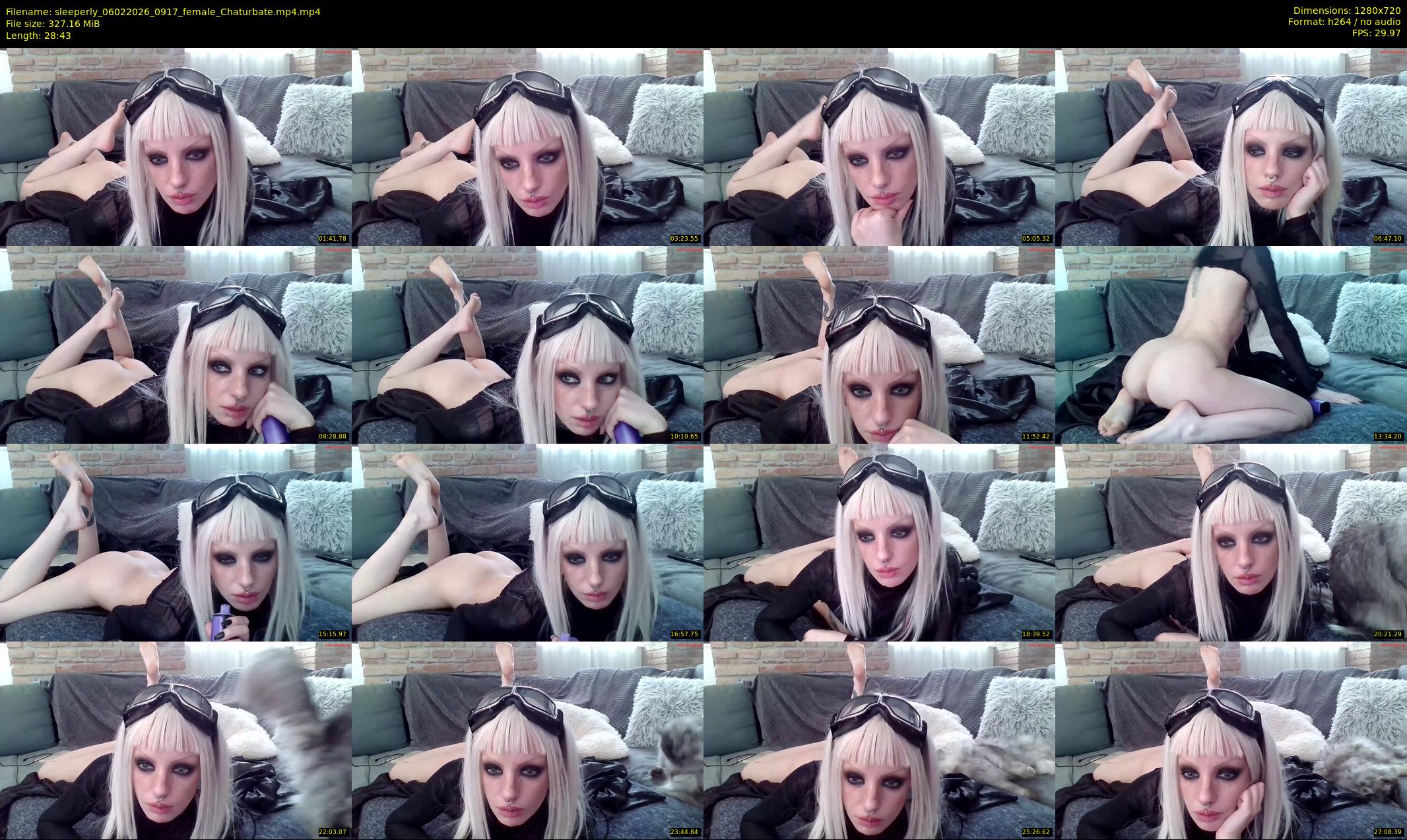 sleeperly — 29 minute Chaturbate female cam show recording, 720p, Feb 6, 2026