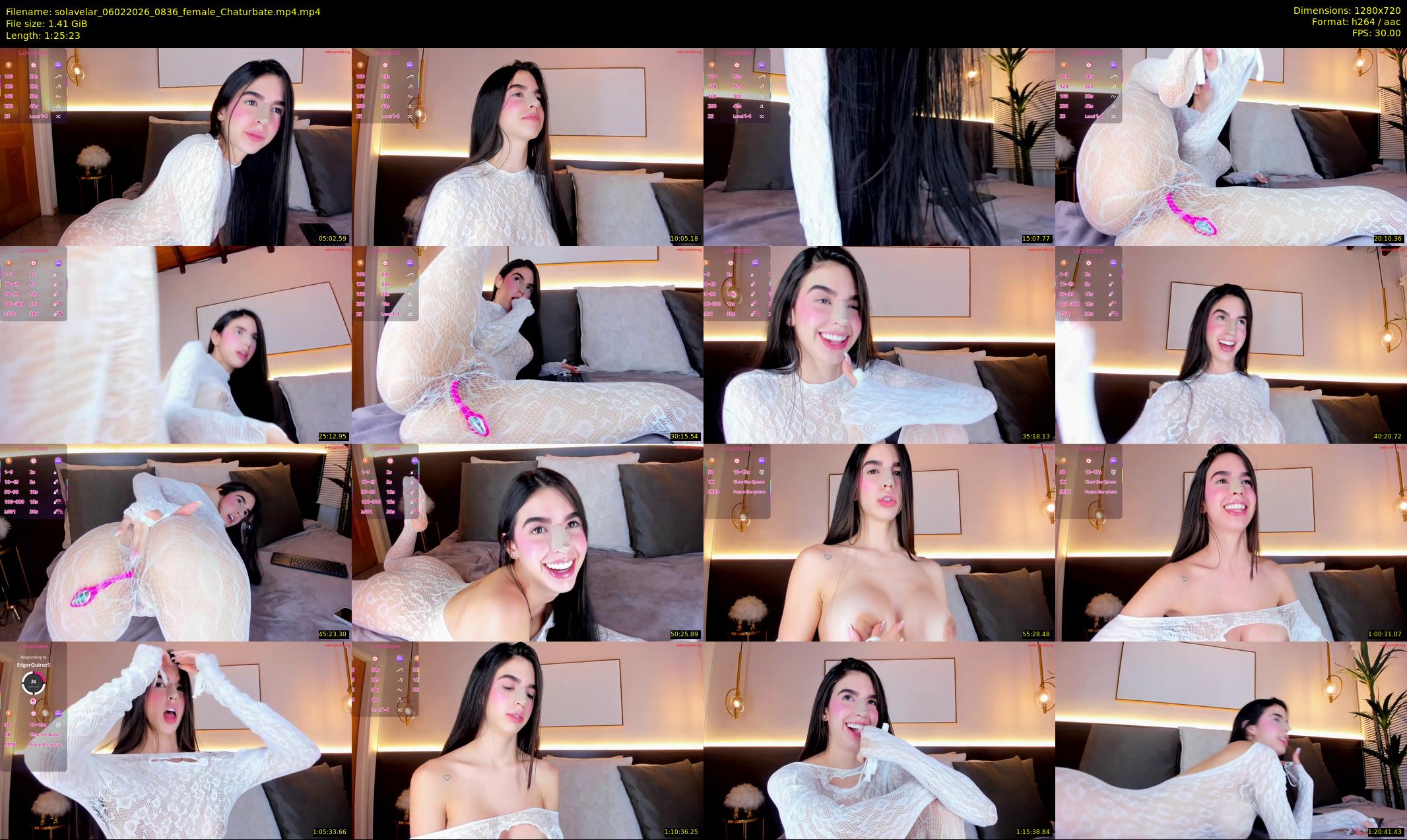 solavelar — 86 minute Chaturbate female cam show recording, 720p, Feb 6, 2026