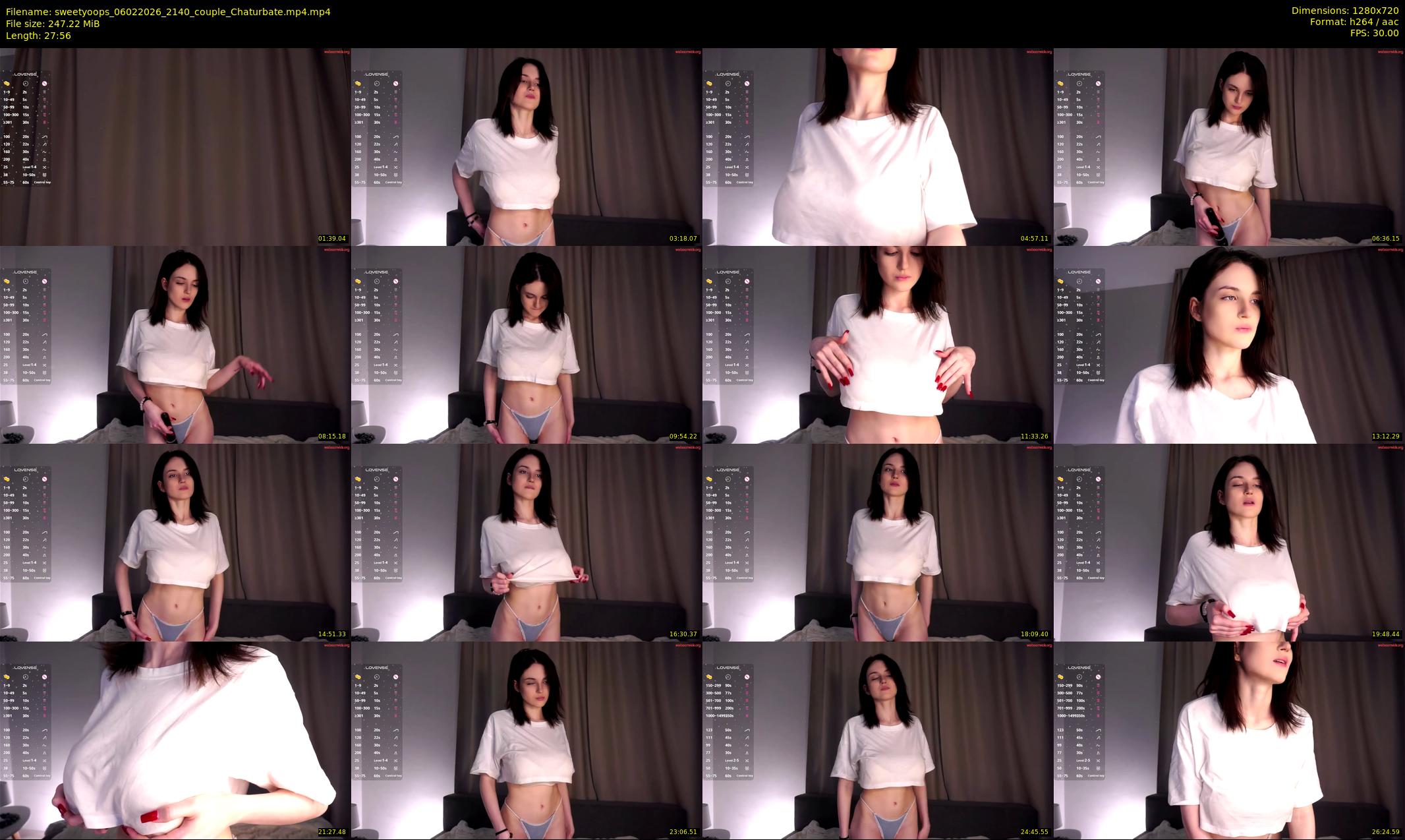 sweetyoops — 28 minute Chaturbate female cam show recording, 720p, Feb 6, 2026