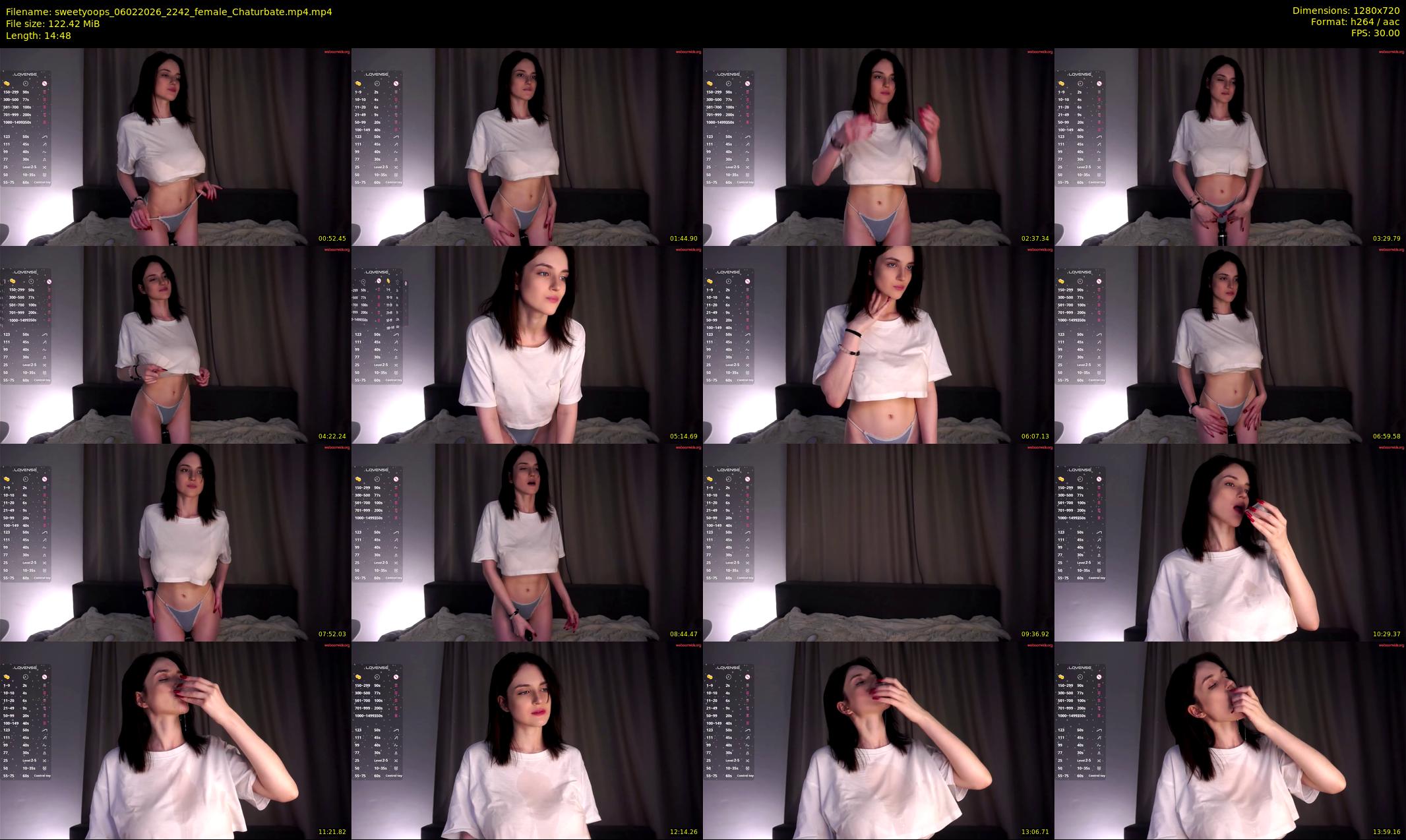 sweetyoops — 15 minute Chaturbate female cam show recording, 720p, Feb 6, 2026
