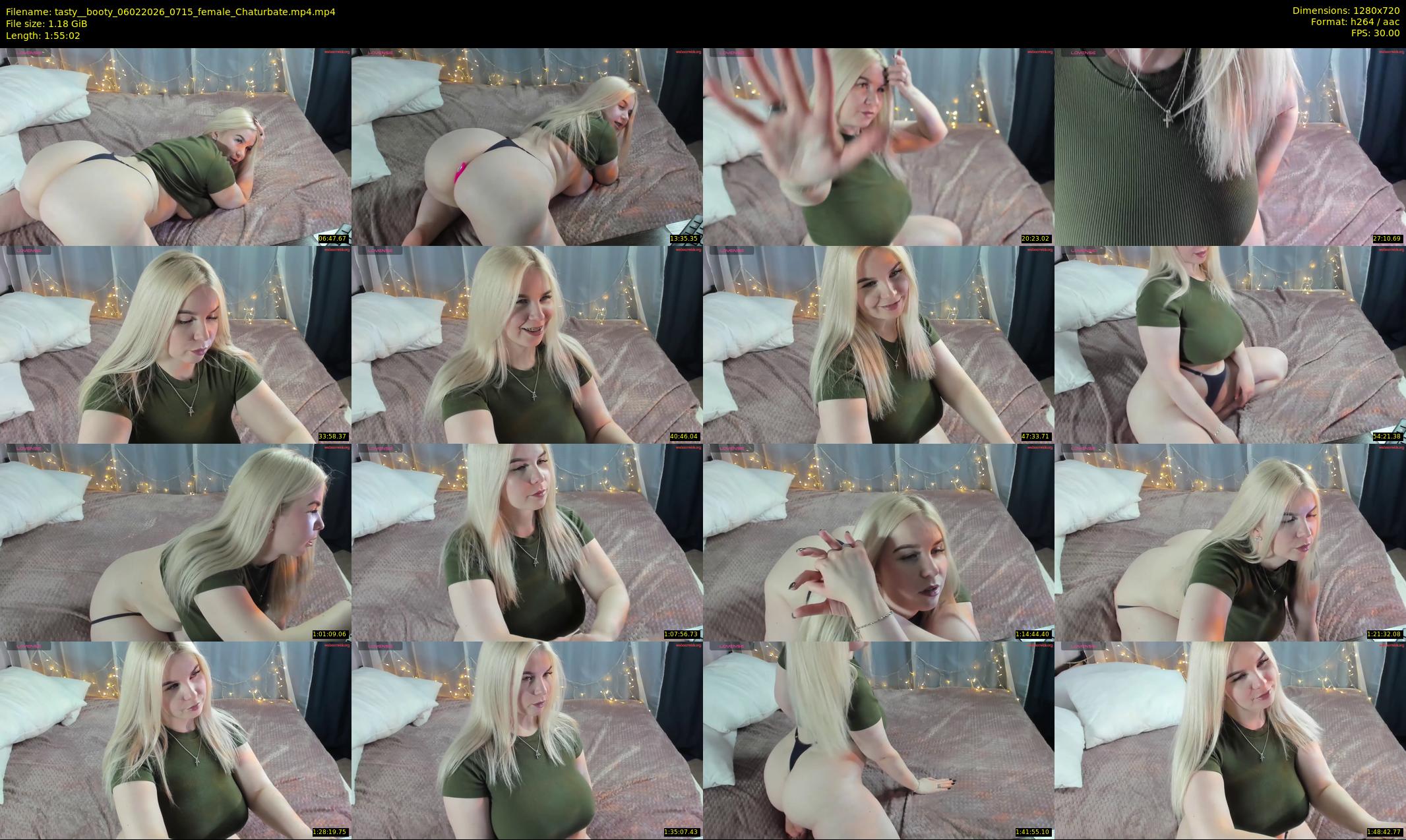 tasty__booty — 116 minute Chaturbate female cam show recording, 720p, Feb 6, 2026