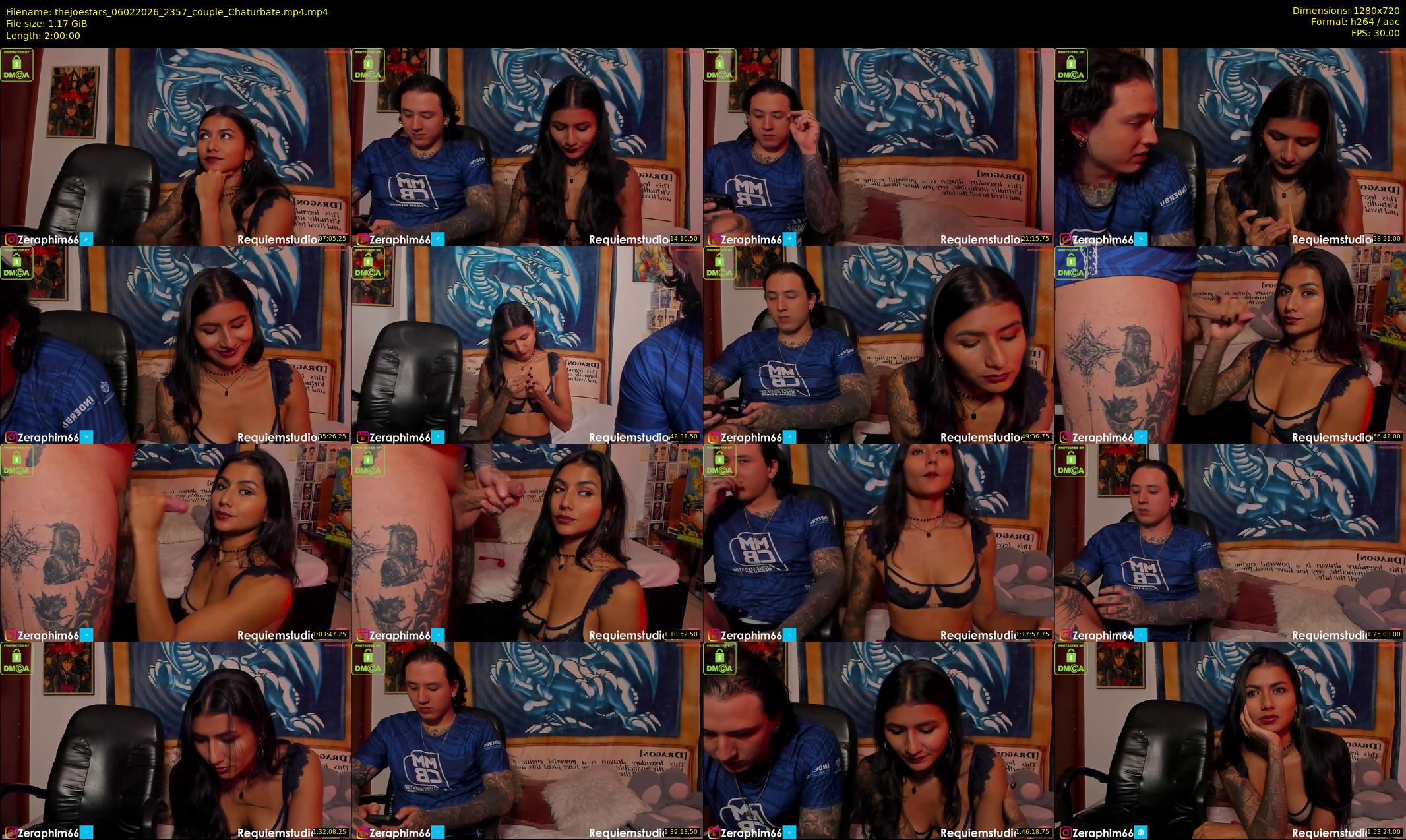 thejoestars — 120 minute Chaturbate couple cam show recording, 720p, Feb 6, 2026