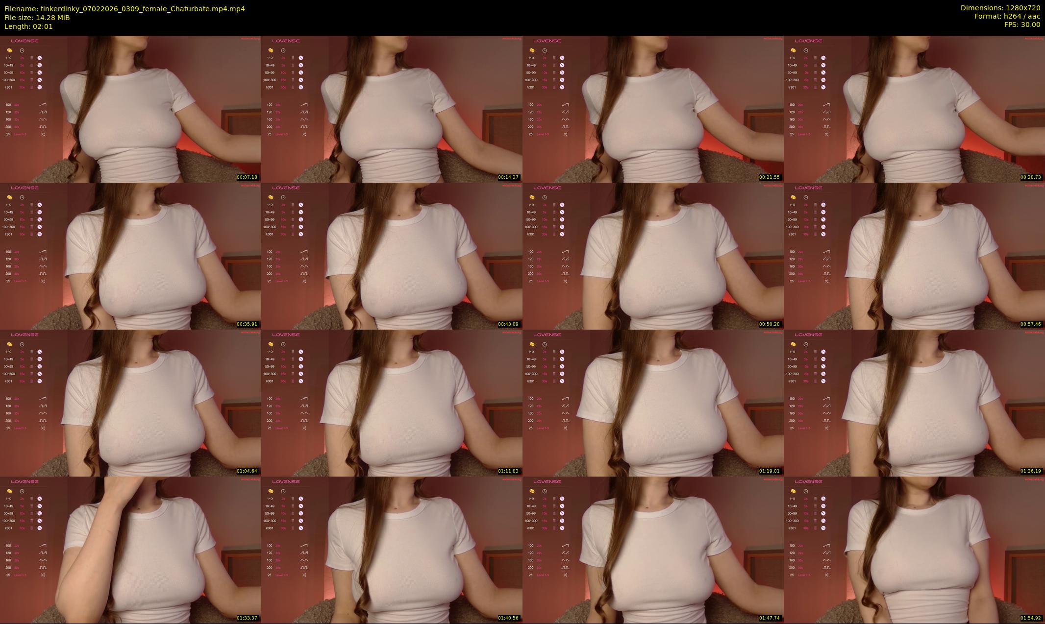tinkerdinky — 3 minute Chaturbate female cam show recording, 720p, Feb 7, 2026