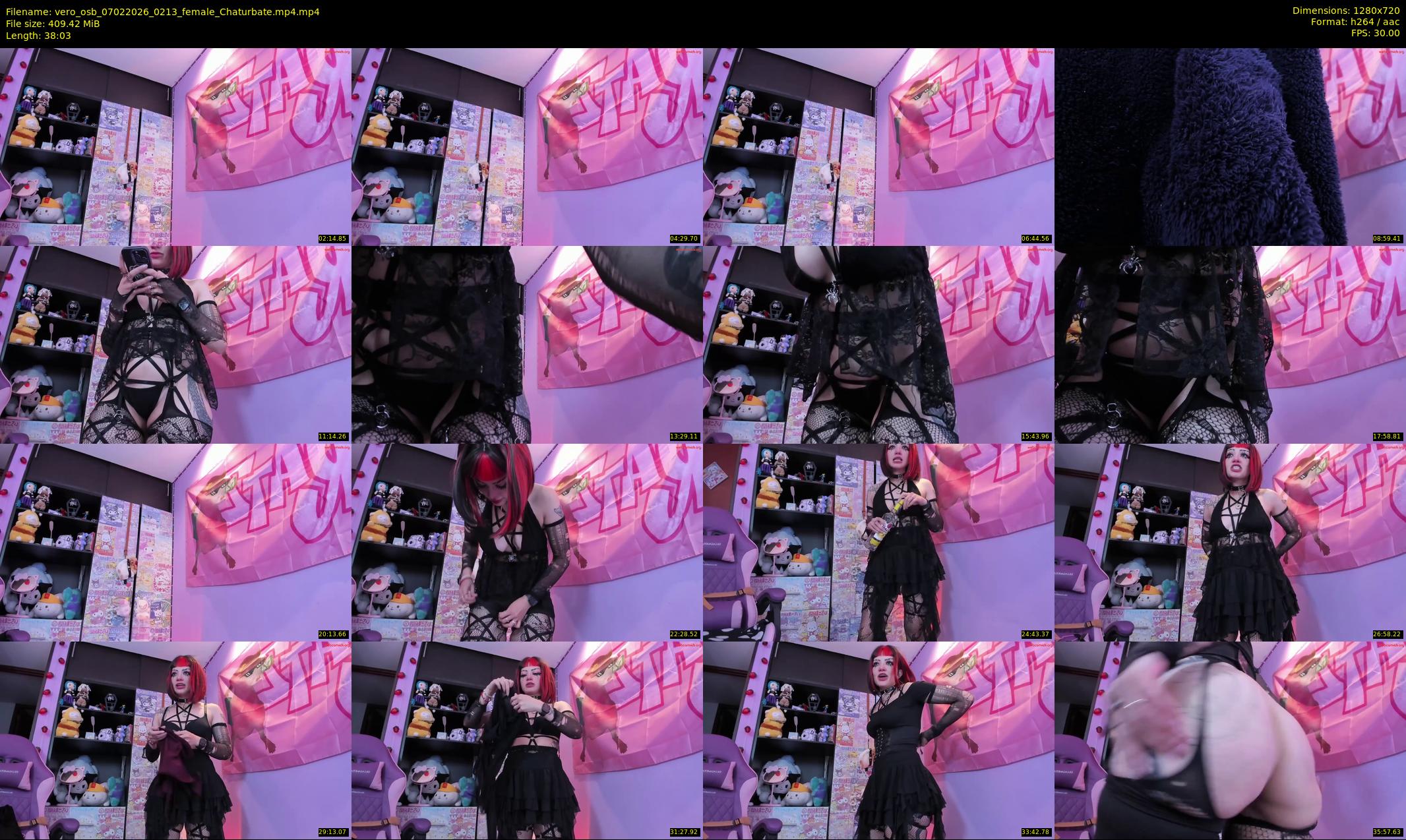 vero_osb — 39 minute Chaturbate female cam show recording, 720p, Feb 7, 2026