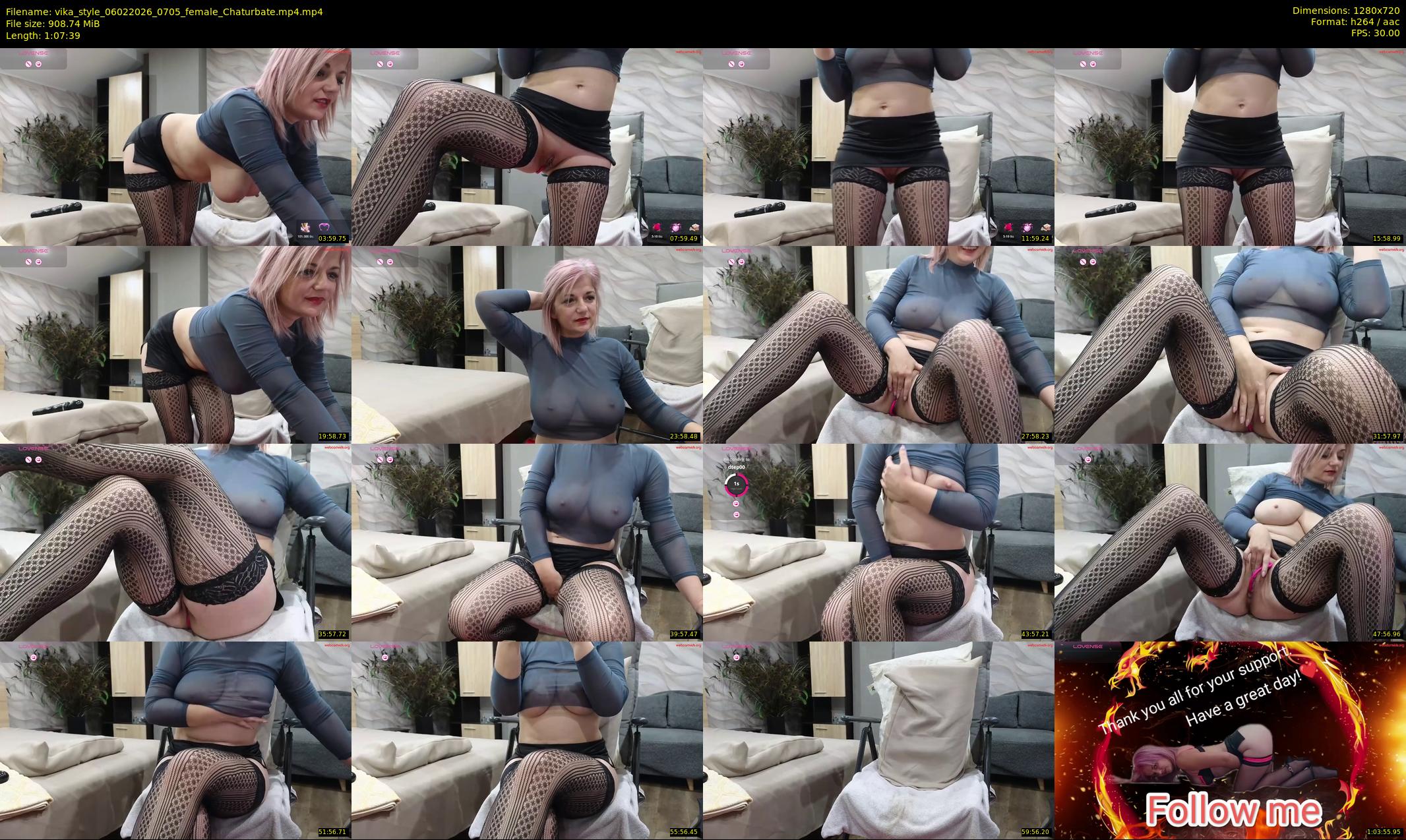 vika_style — 68 minute Chaturbate female cam show recording, 720p, Feb 6, 2026
