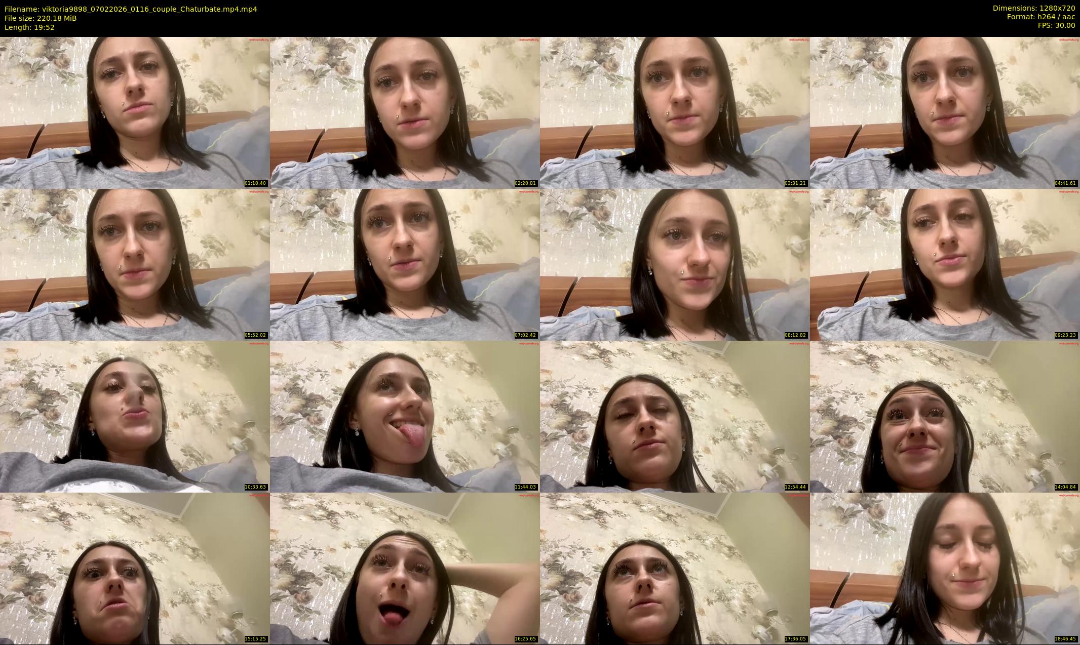 viktoria9898 — 20 minute Chaturbate couple cam show recording, 720p, Feb 7, 2026