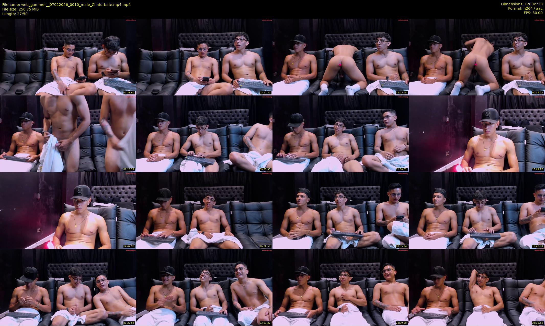 web_gammer_ — 28 minute Chaturbate male cam show recording, 720p, Feb 7, 2026