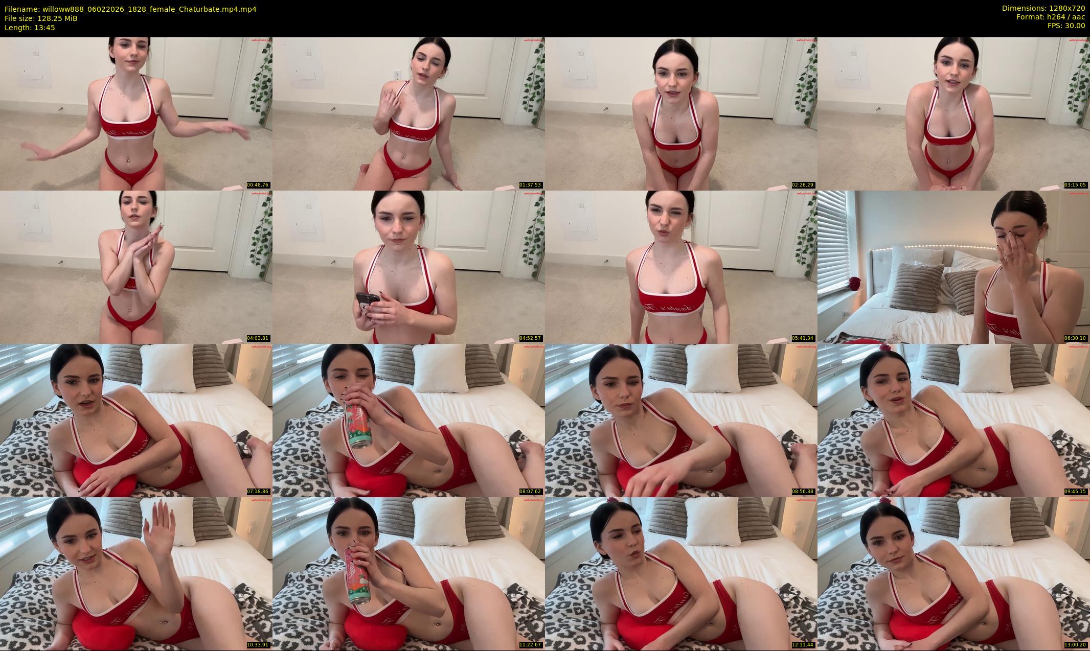 willoww888 — 14 minute Chaturbate female cam show recording, 720p, Feb 6, 2026